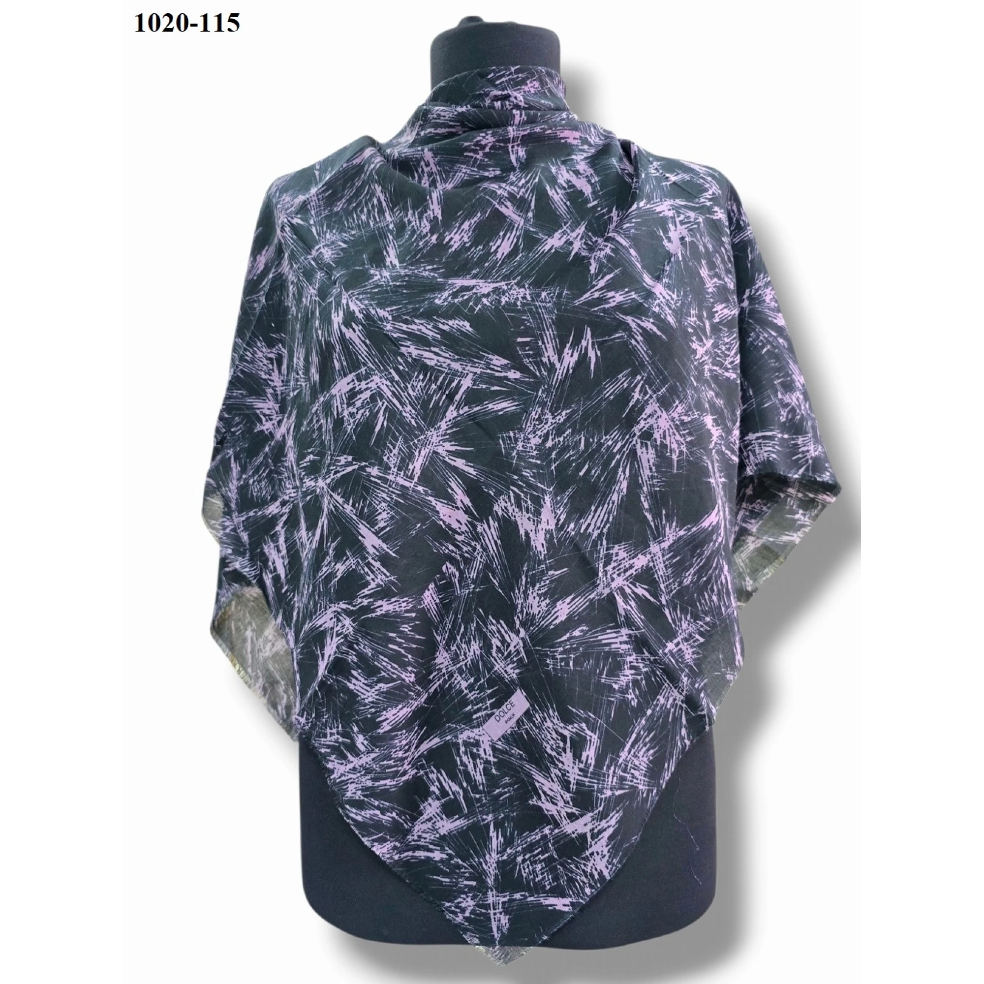 Dolce Cool Desenli Dimi Pamuk Eşarp 1020-115