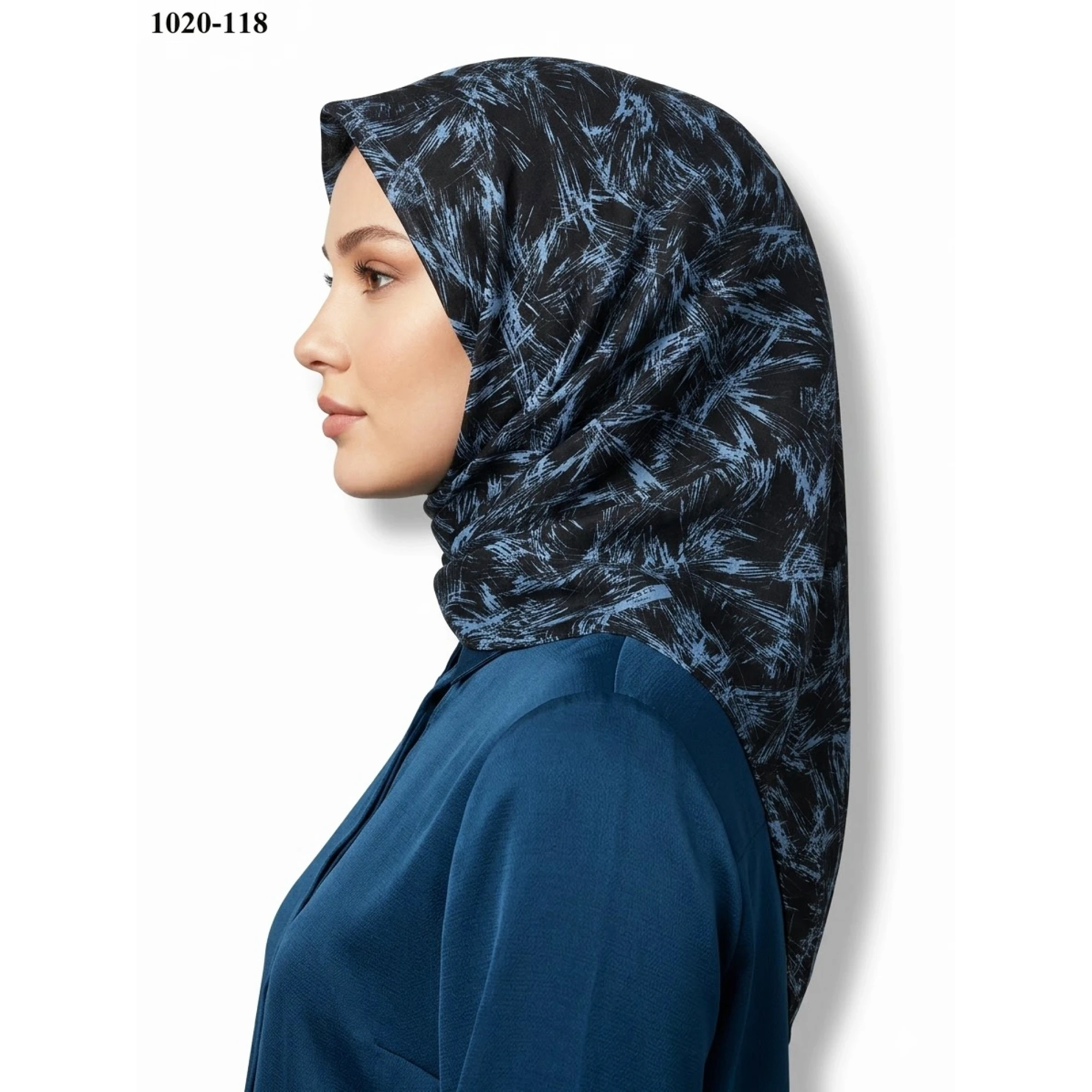 Dolce Cool Desenli Dimi Pamuk Eşarp 1020-118