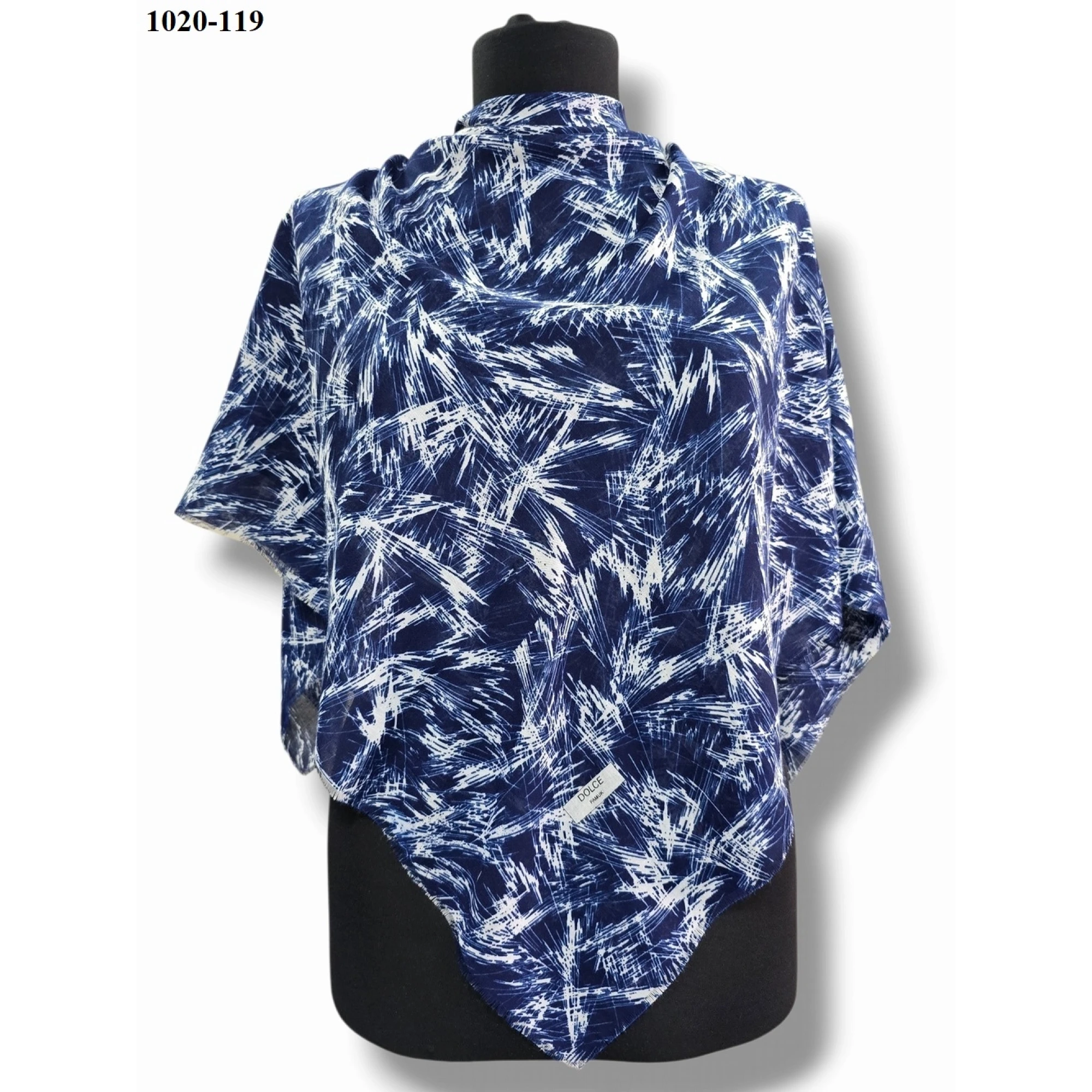 Dolce Cool Desenli Dimi Pamuk Eşarp 1020-119