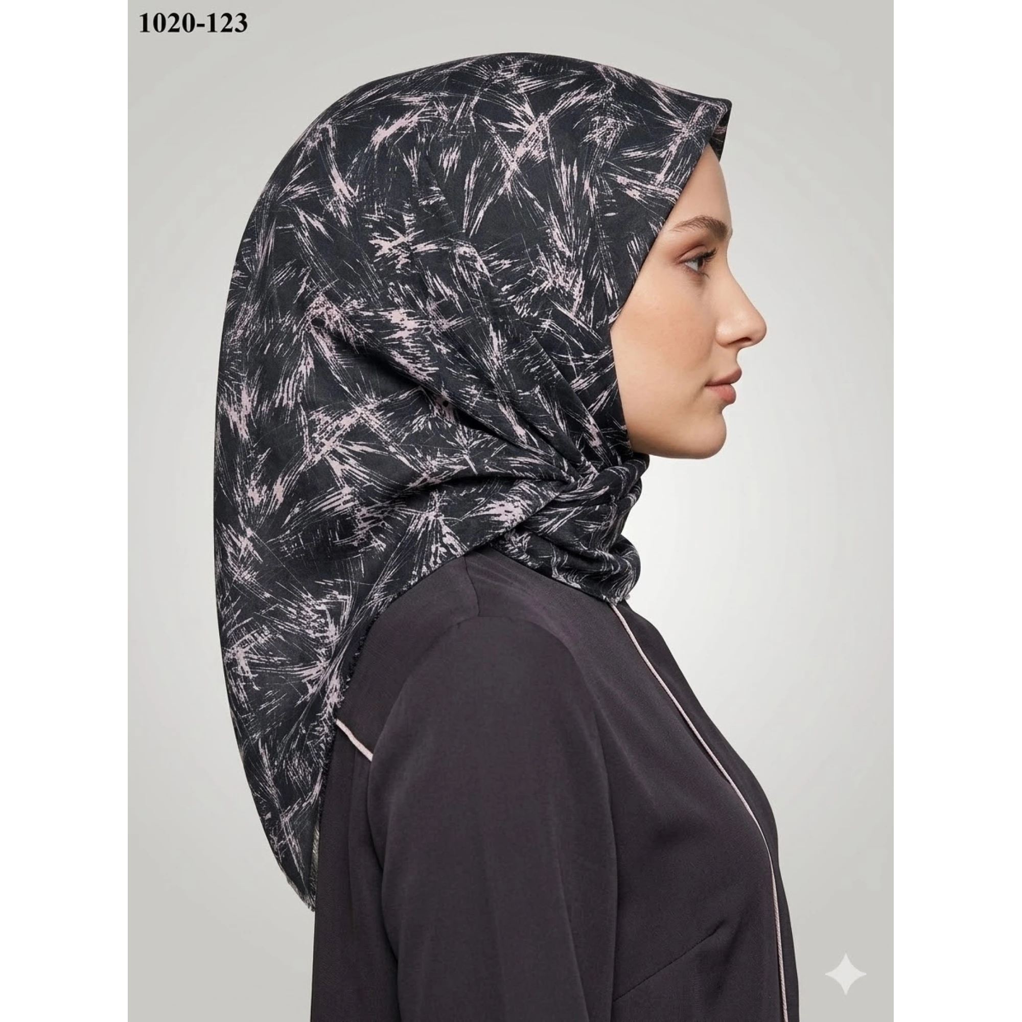 Dolce Cool Desenli Dimi Pamuk Eşarp 1020-123