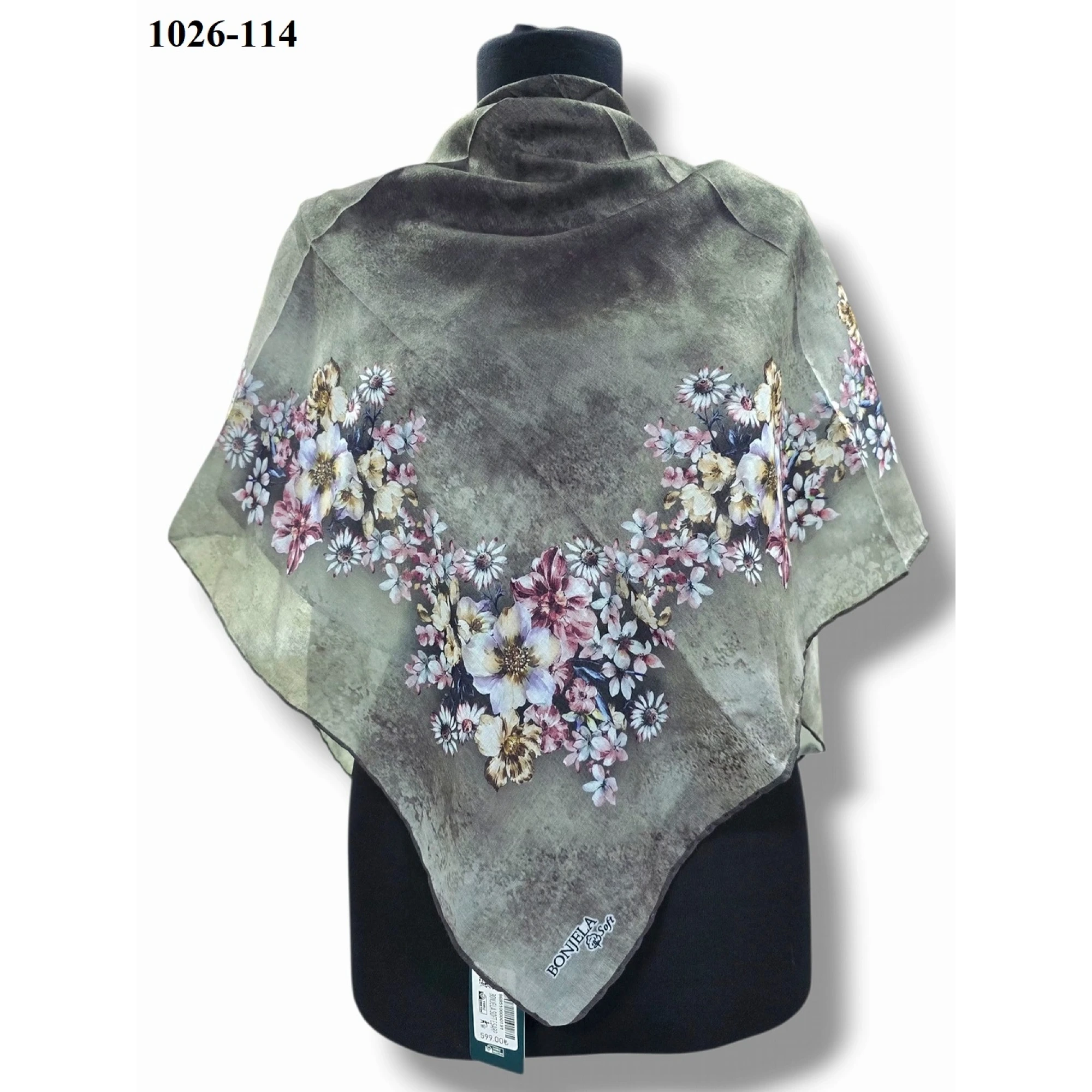 Bonjela Soft Pamuk Eşarp 1026-114