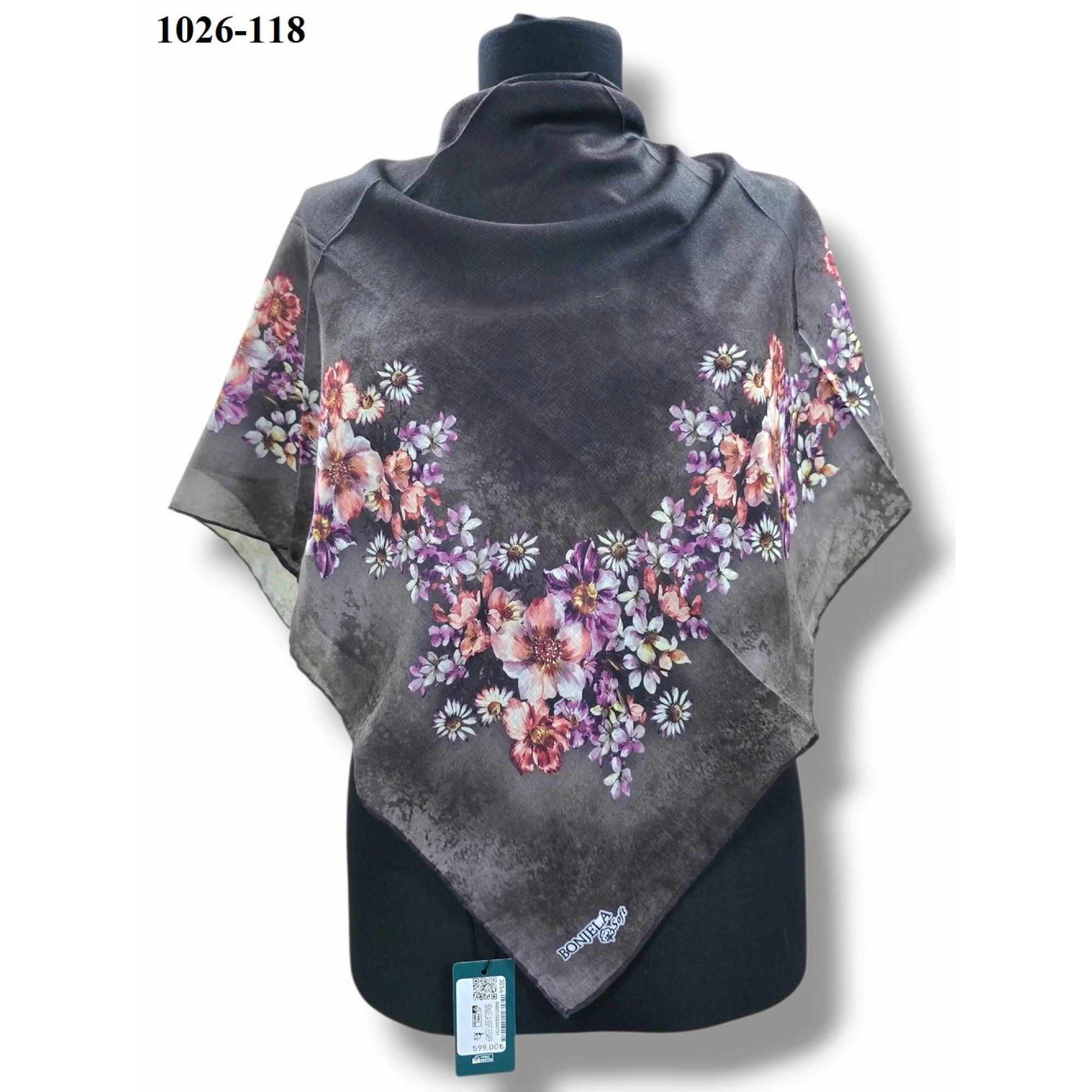 Bonjela Soft Pamuk Eşarp 1026-118