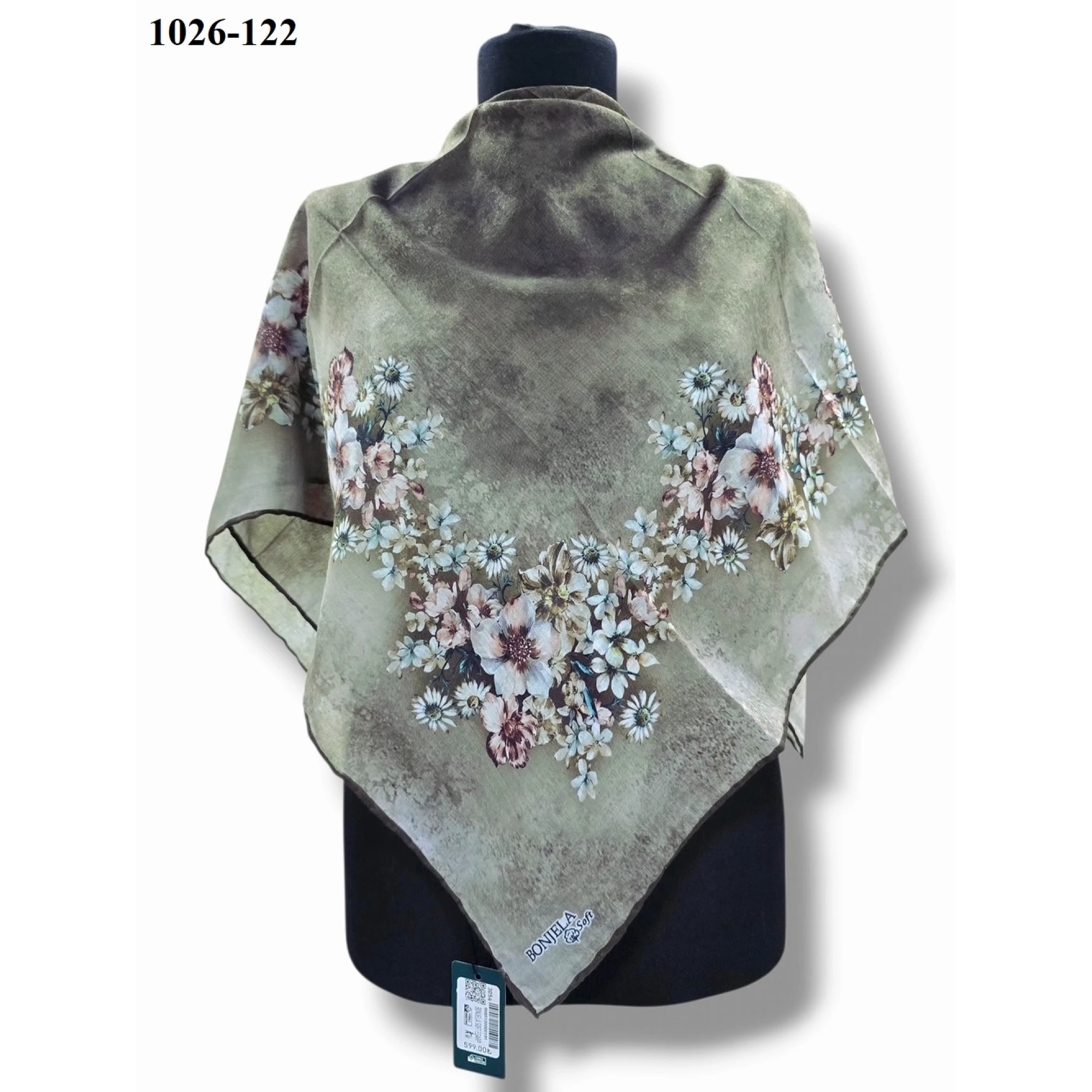 Bonjela Soft Pamuk Eşarp 1026-122