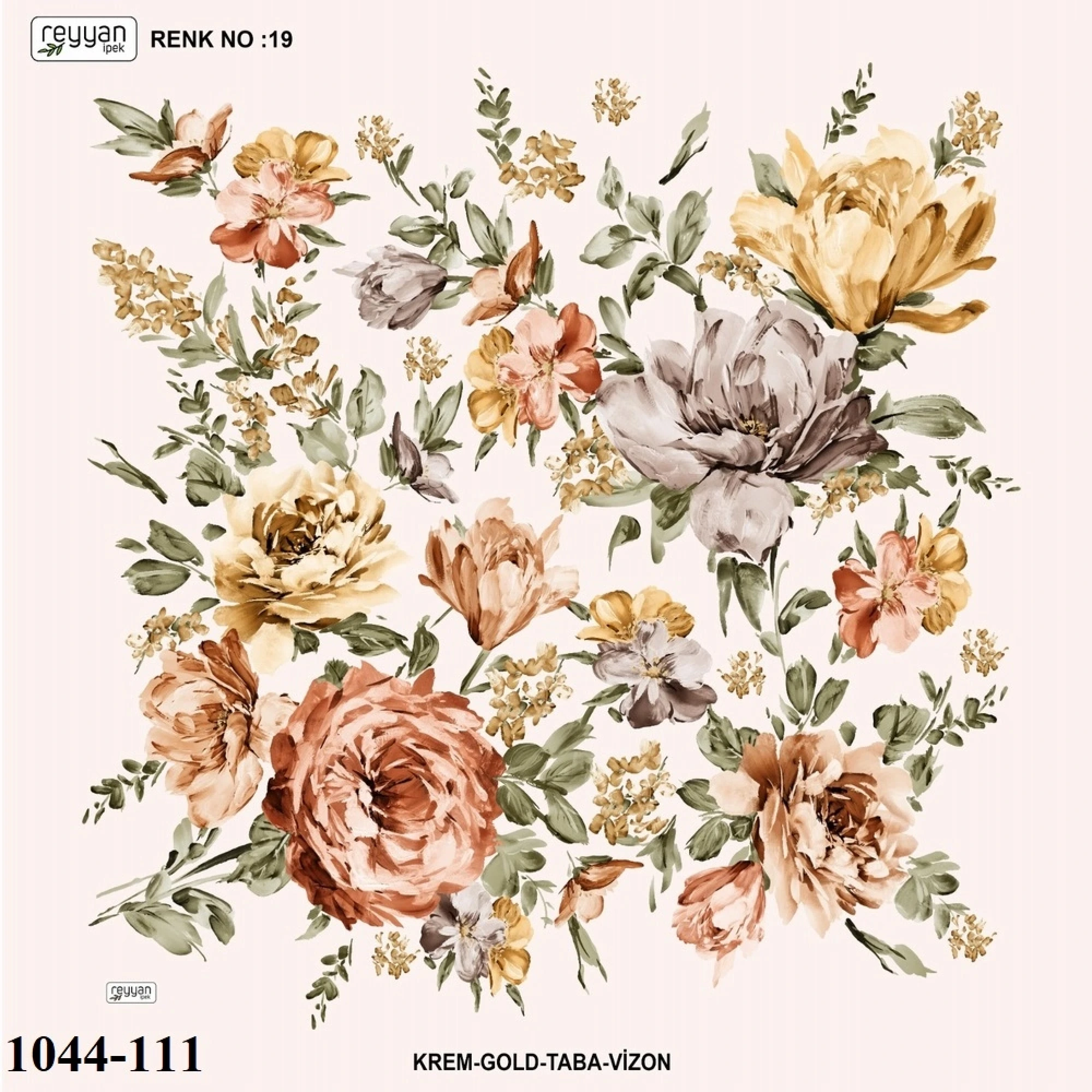 Reyyan İpek Desenli Oyalık Yazma 1044-111
