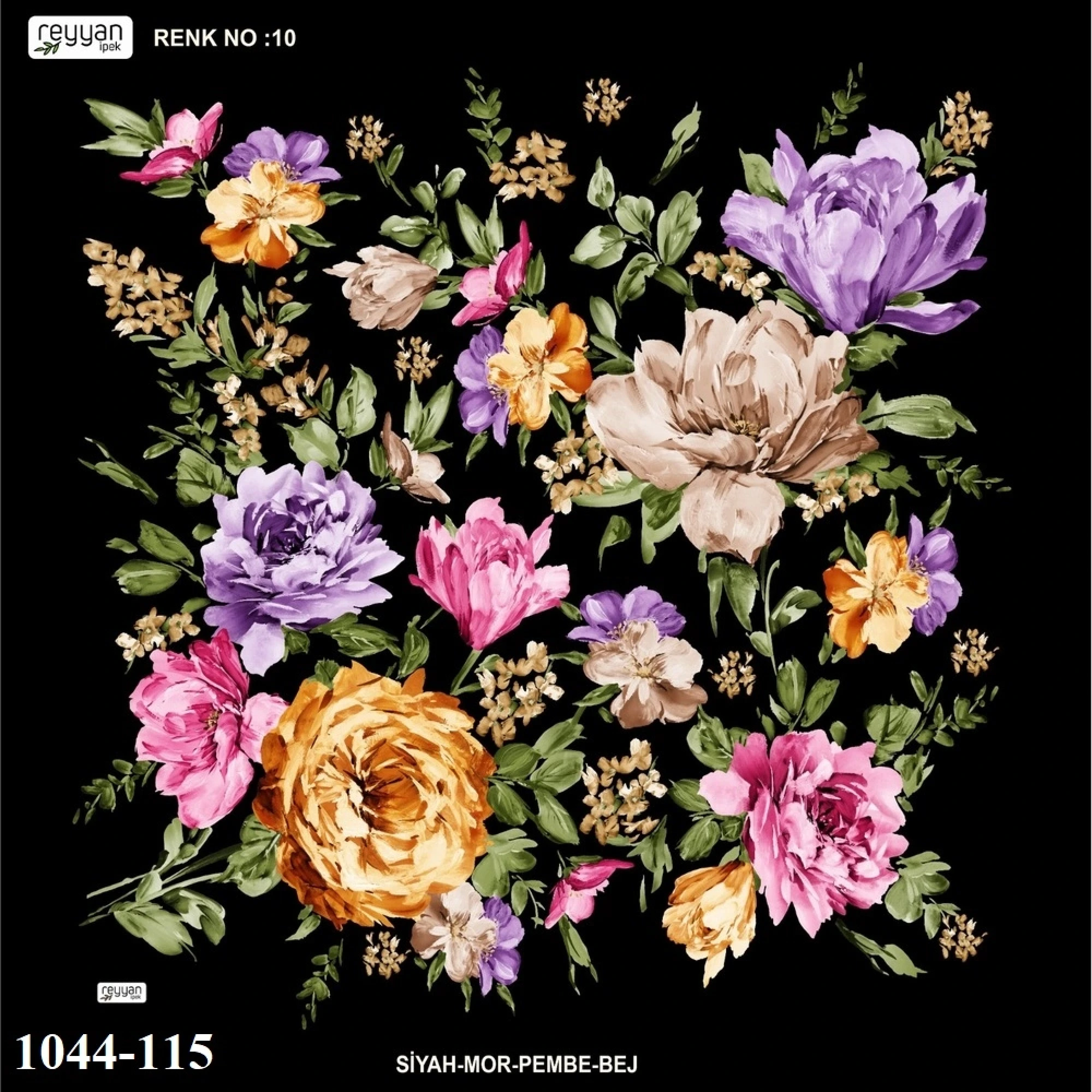 Reyyan İpek Desenli Oyalık Yazma 1044-115