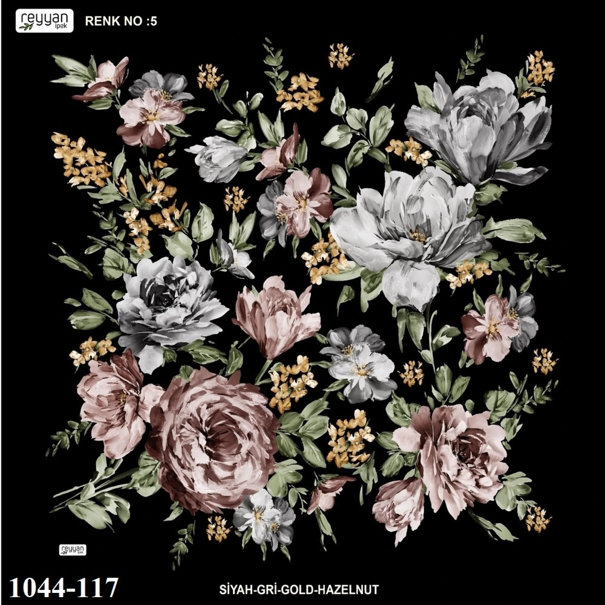 Reyyan İpek Desenli Oyalık Yazma 1044-117