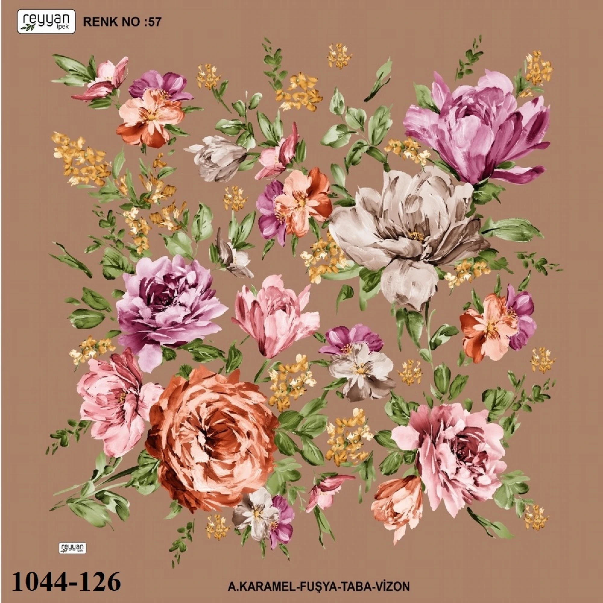 Reyyan İpek Desenli Oyalık Yazma 1044-126