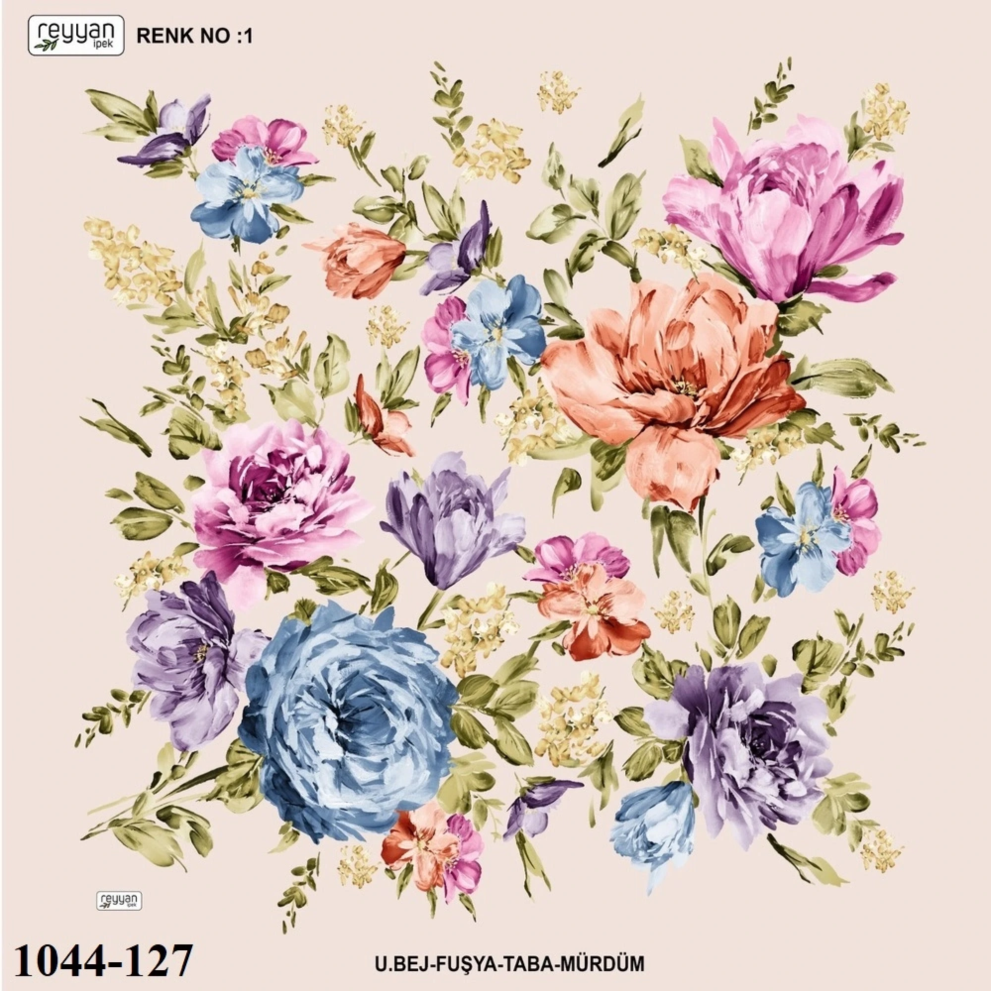 Reyyan İpek Desenli Oyalık Yazma 1044-127