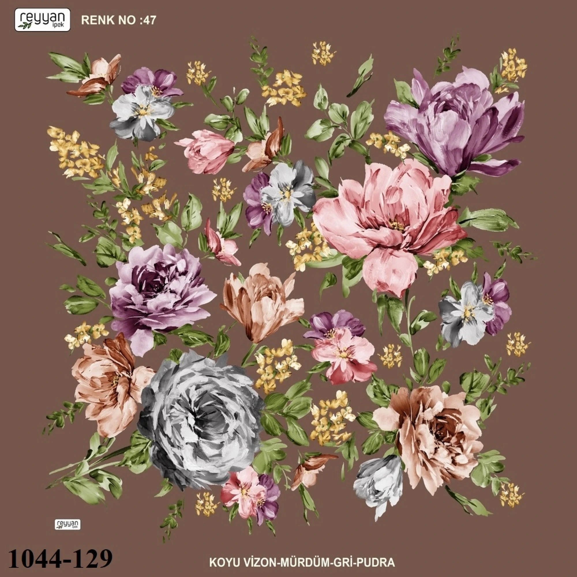 Reyyan İpek Desenli Oyalık Yazma 1044-129