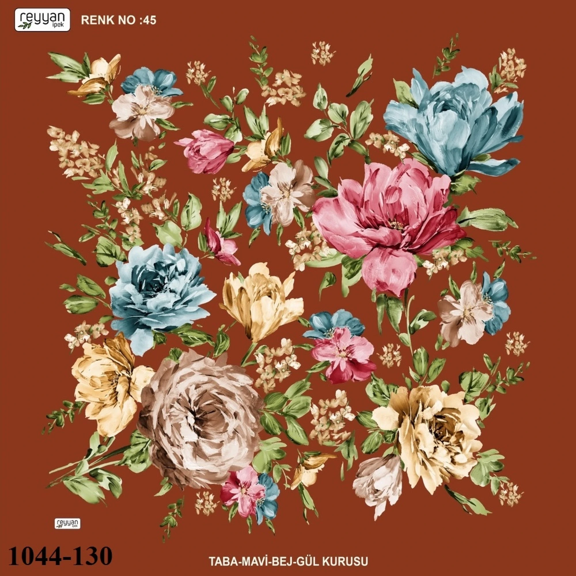 Reyyan İpek Desenli Oyalık Yazma 1044-130