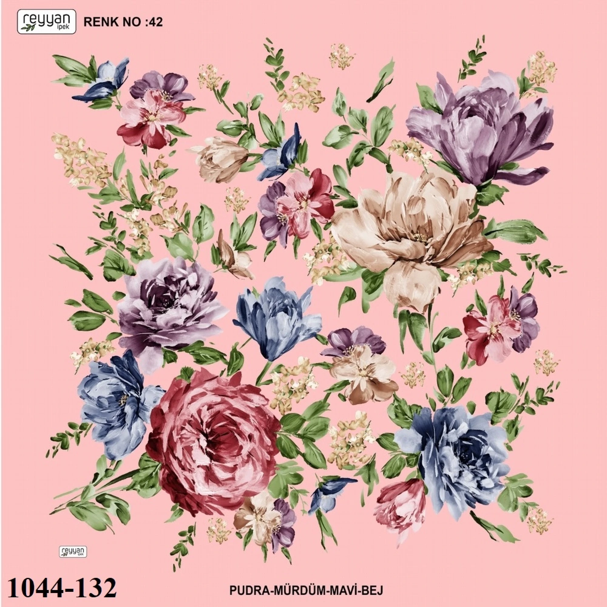 Reyyan İpek Desenli Oyalık Yazma 1044-132