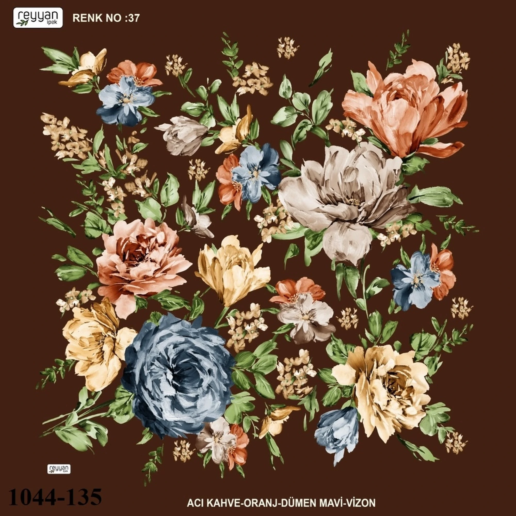 Reyyan İpek Desenli Oyalık Yazma 1044-135