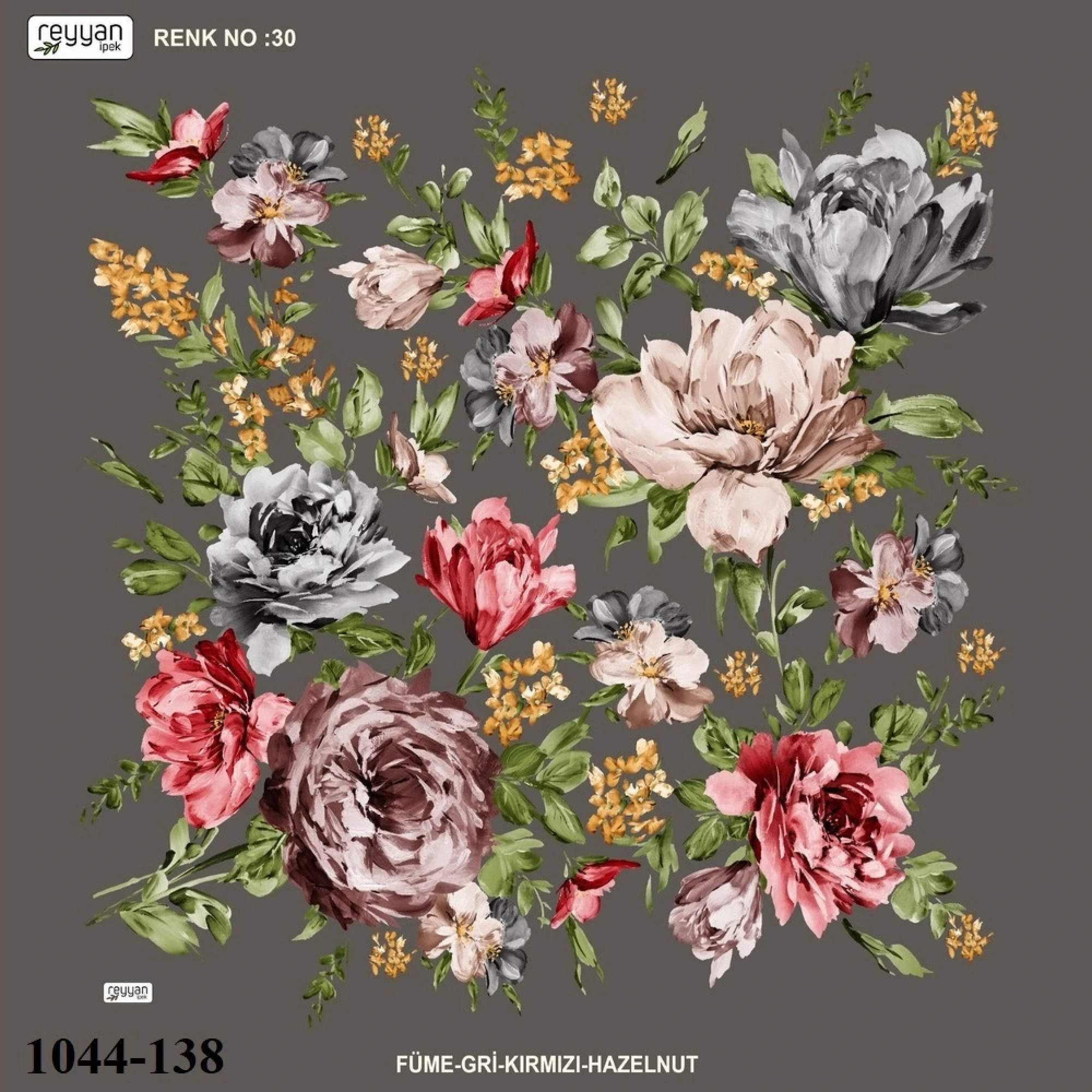 Reyyan İpek Desenli Oyalık Yazma 1044-138