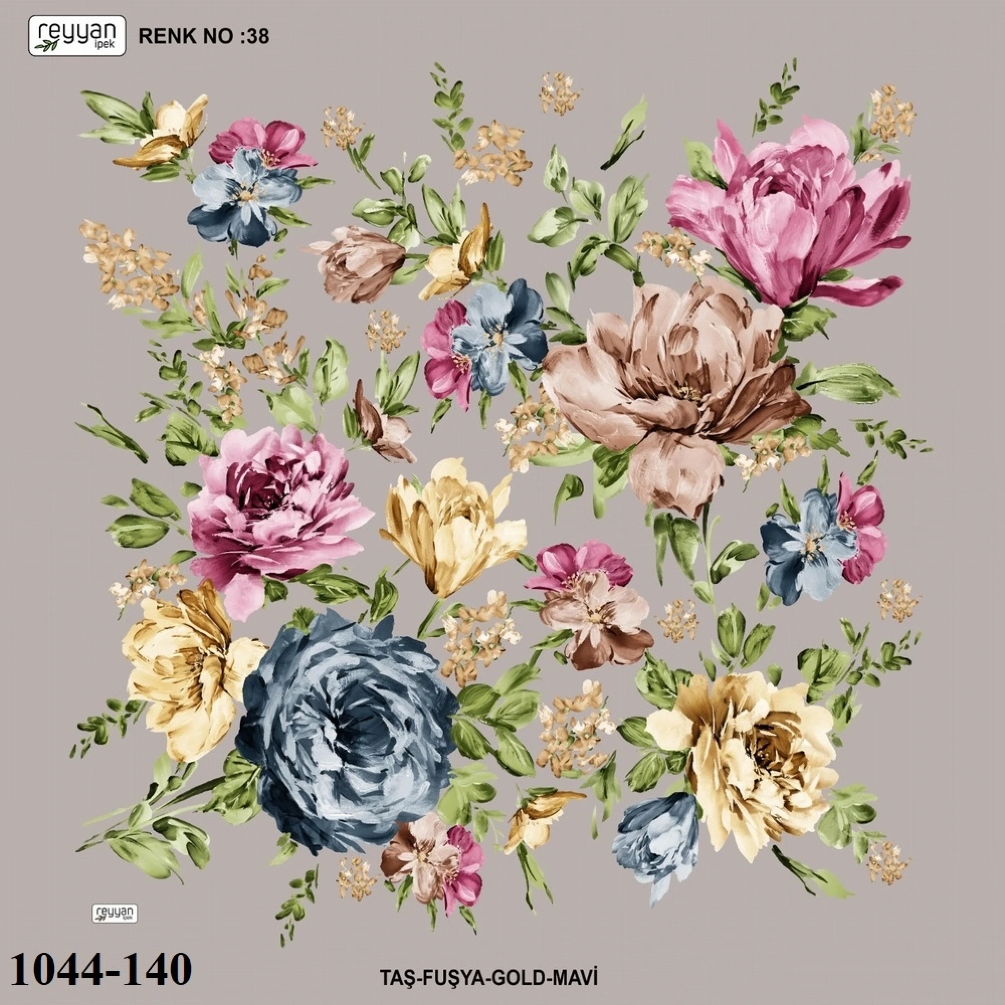 Reyyan İpek Desenli Oyalık Yazma 1044-140