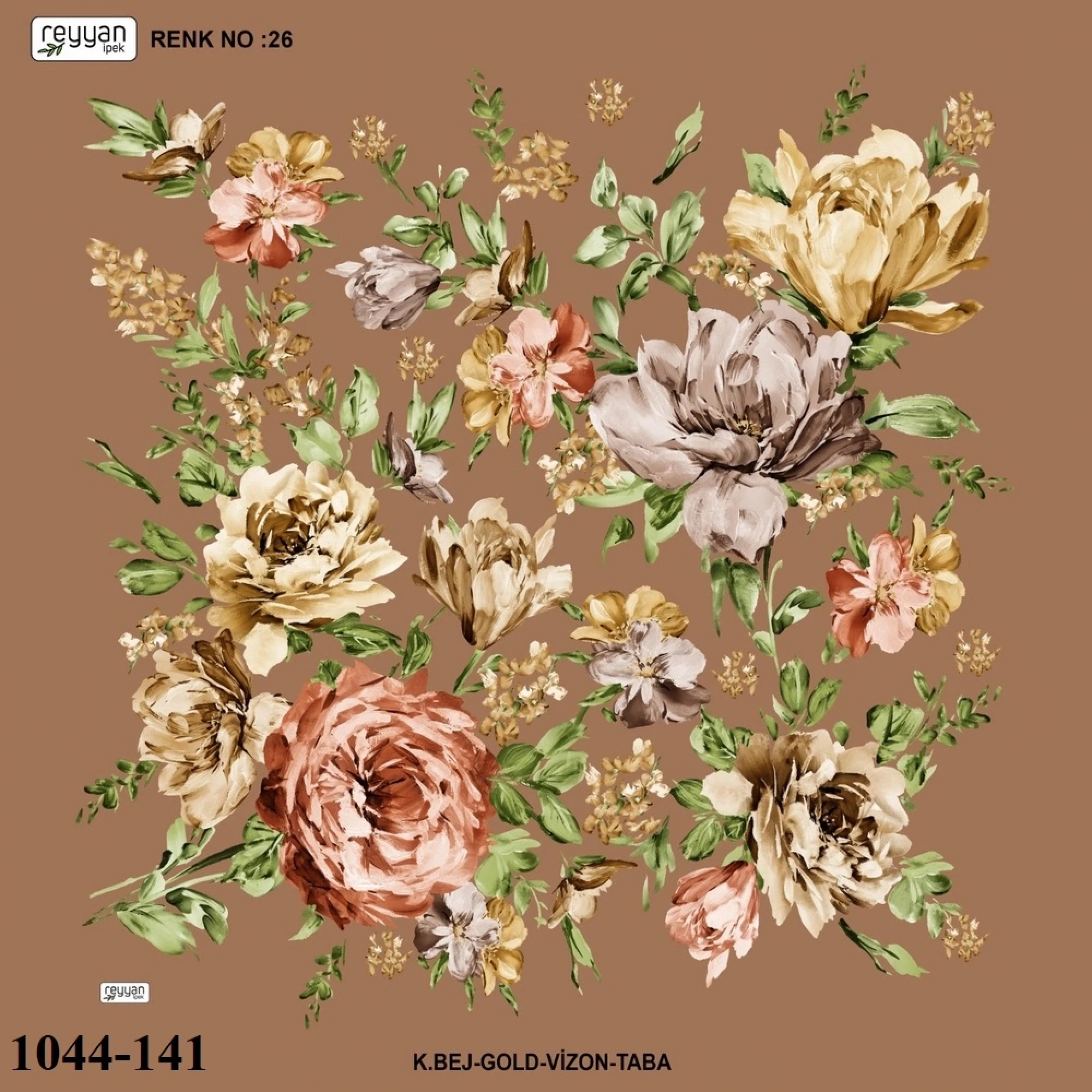 Reyyan İpek Desenli Oyalık Yazma 1044-141