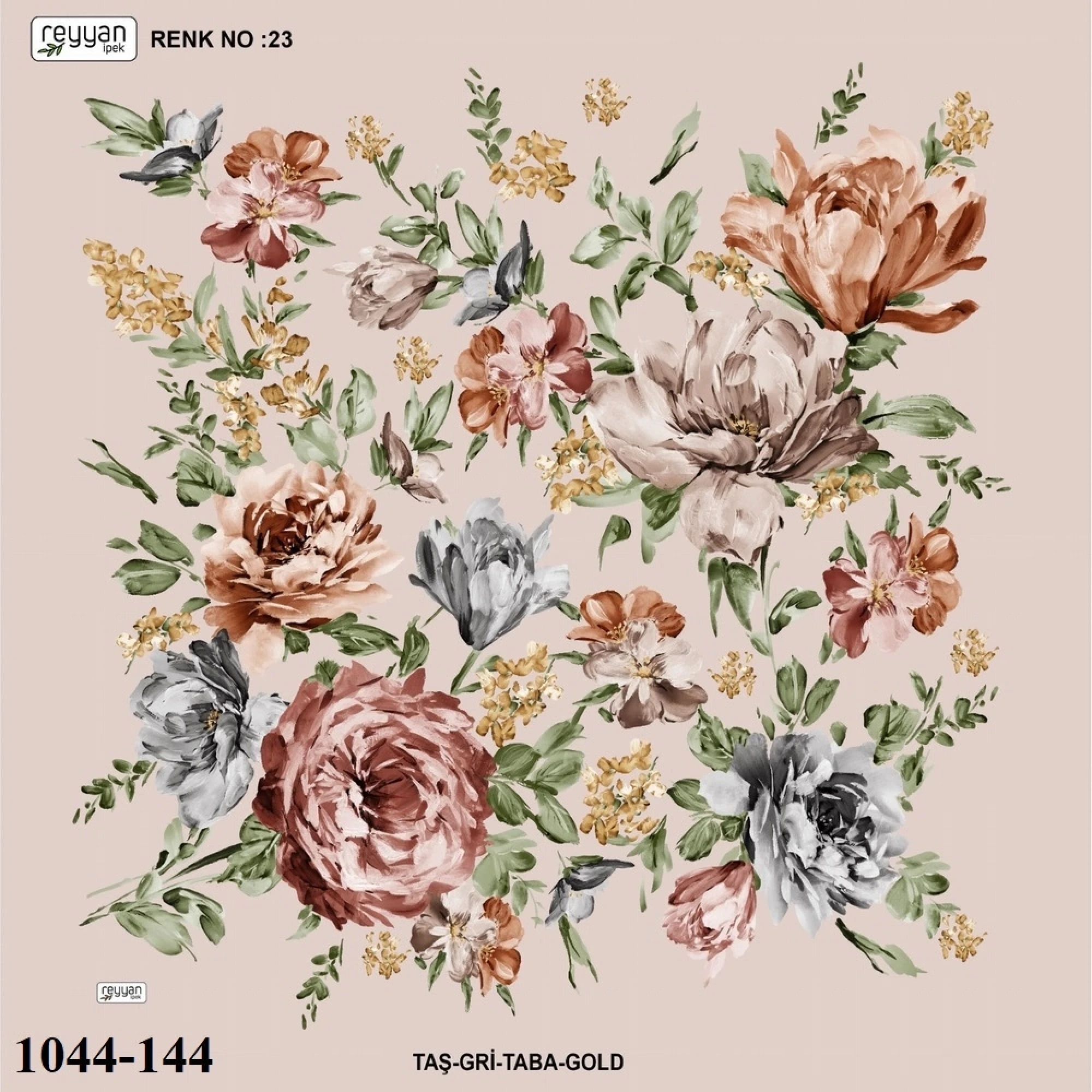 Reyyan İpek Desenli Oyalık Yazma 1044-144