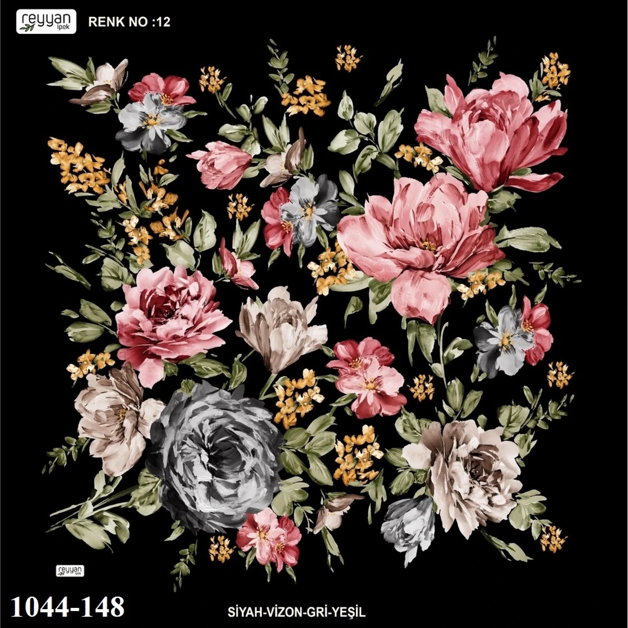 Reyyan İpek Desenli Oyalık Yazma 1044-148