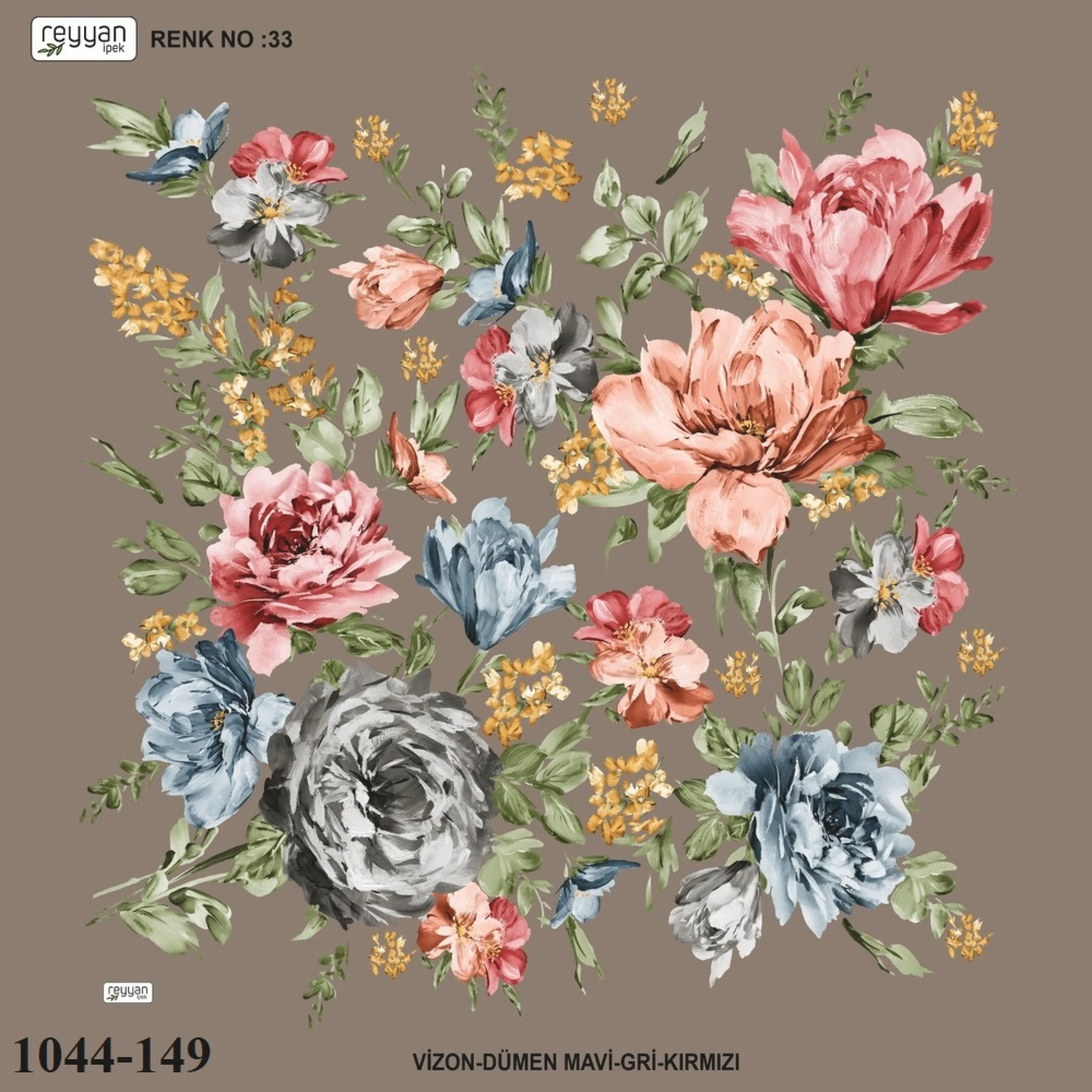 Reyyan İpek Desenli Oyalık Yazma 1044-149