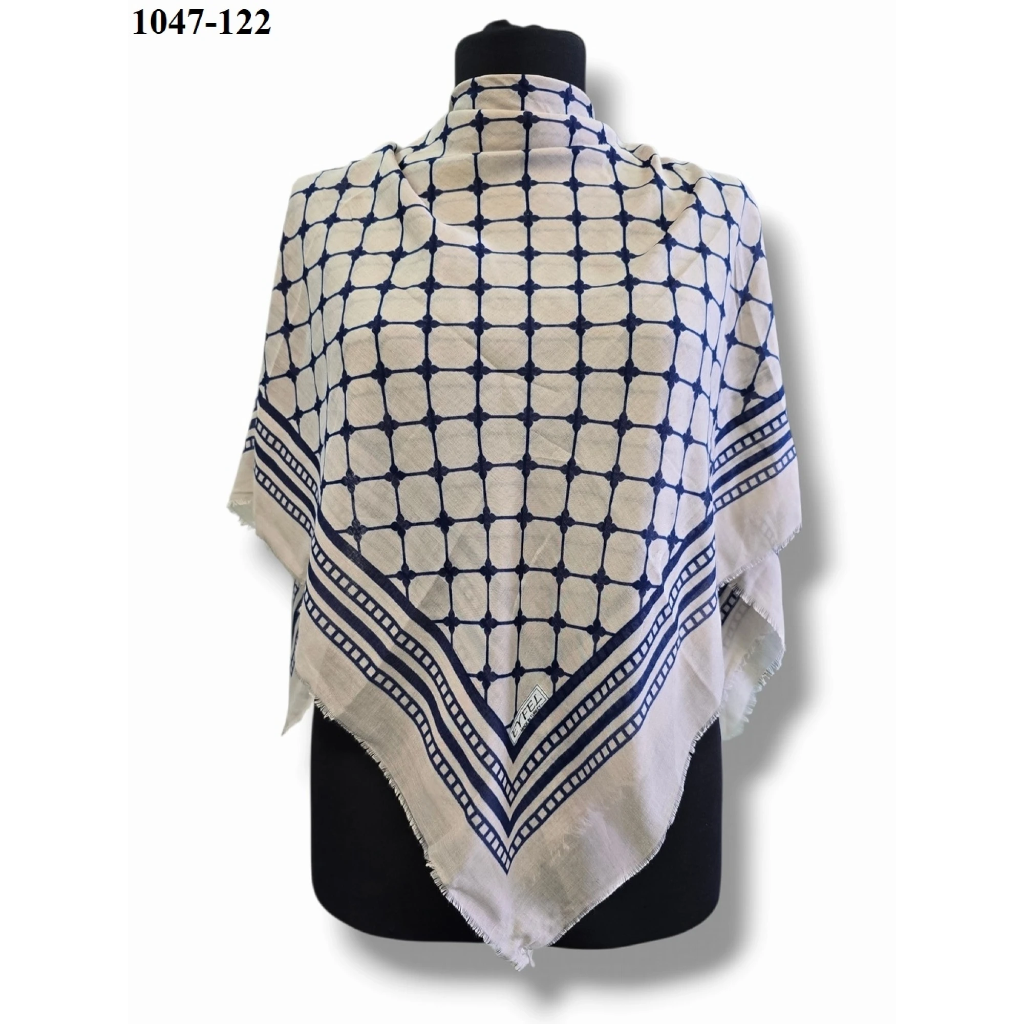 Eyfel Desenli Dimi Pamuk Eşarp 1047-122