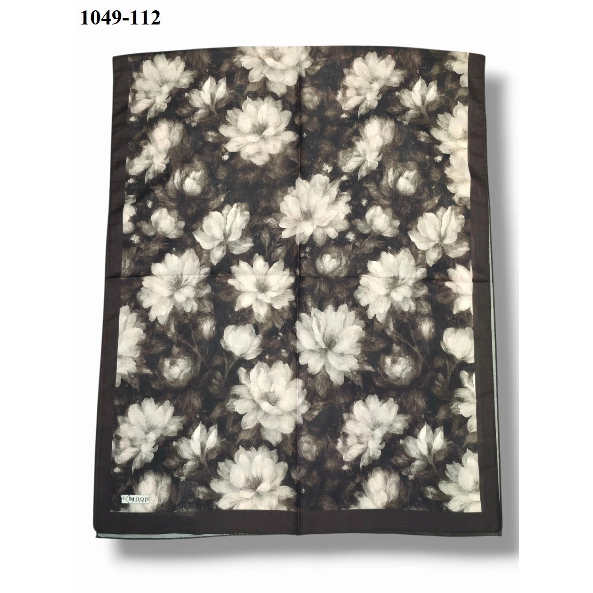 Moon Scarf Soft Pamuk Şal (Kahverengi) 1049-112