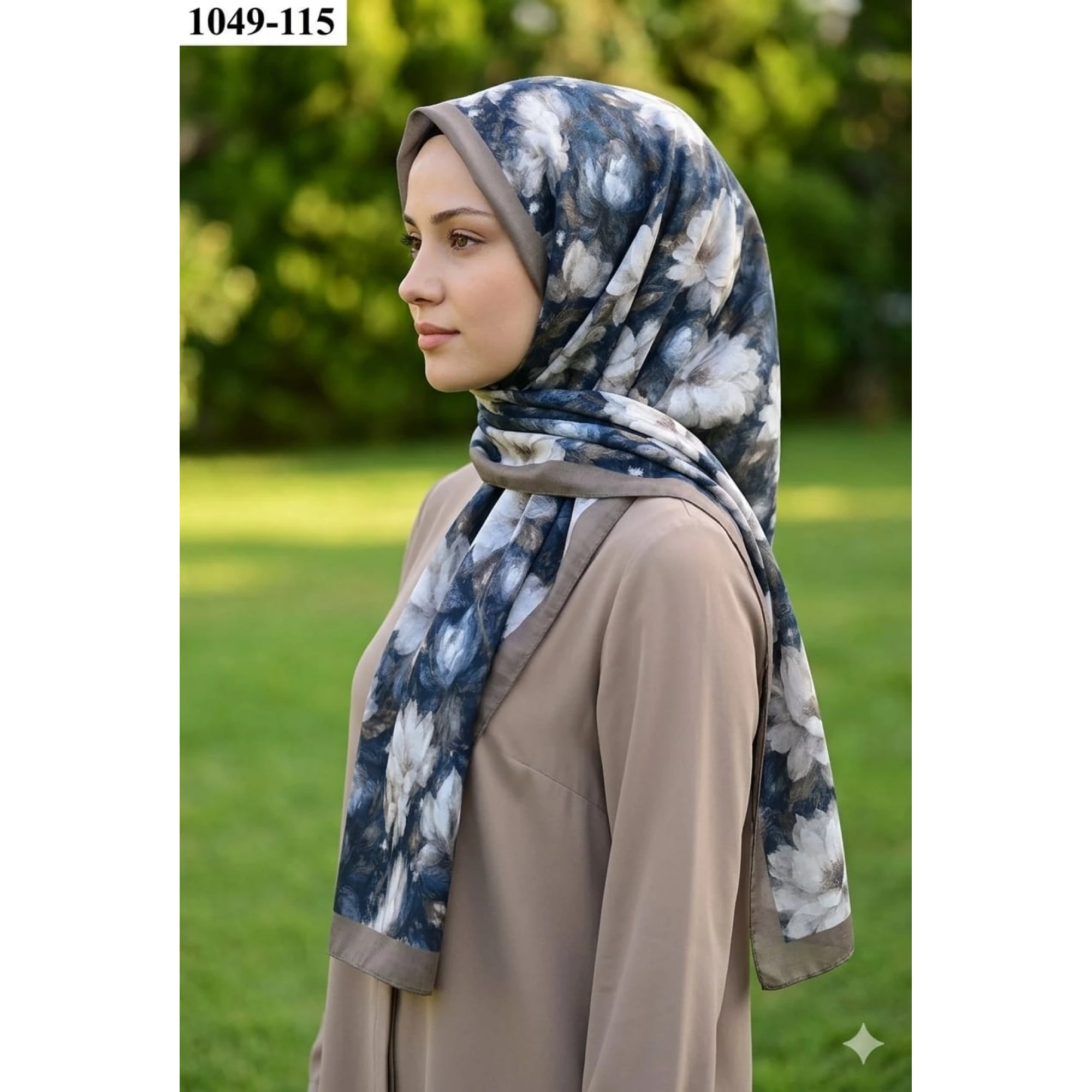 Moon Scarf Soft Pamuk Şal (vizon) 1049-115