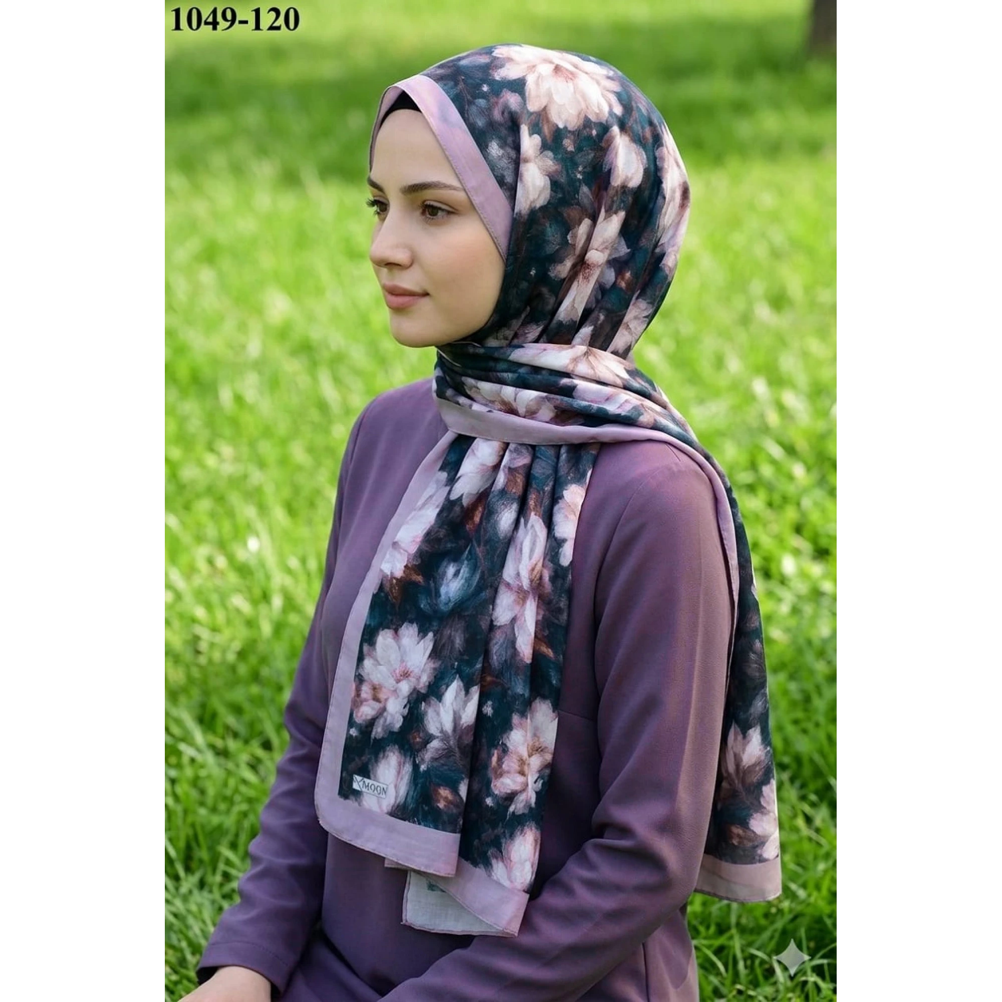 Moon Scarf Soft Pamuk Şal (pastel gül) 1049-120