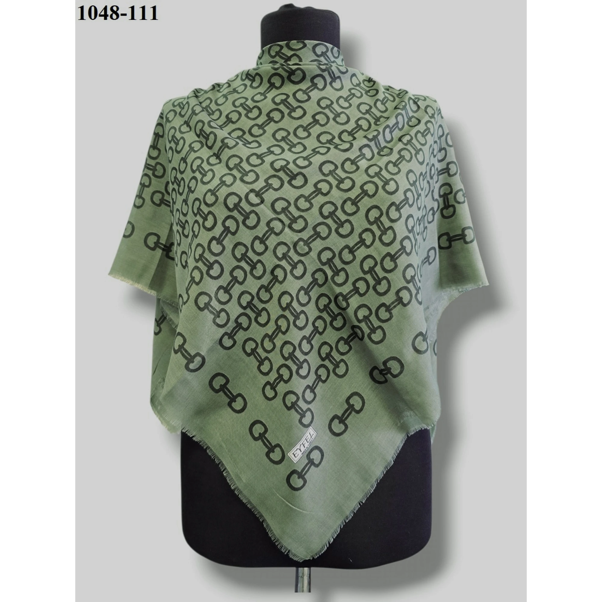 Eyfel Desenli Dimi Pamuk Eşarp 1048-111