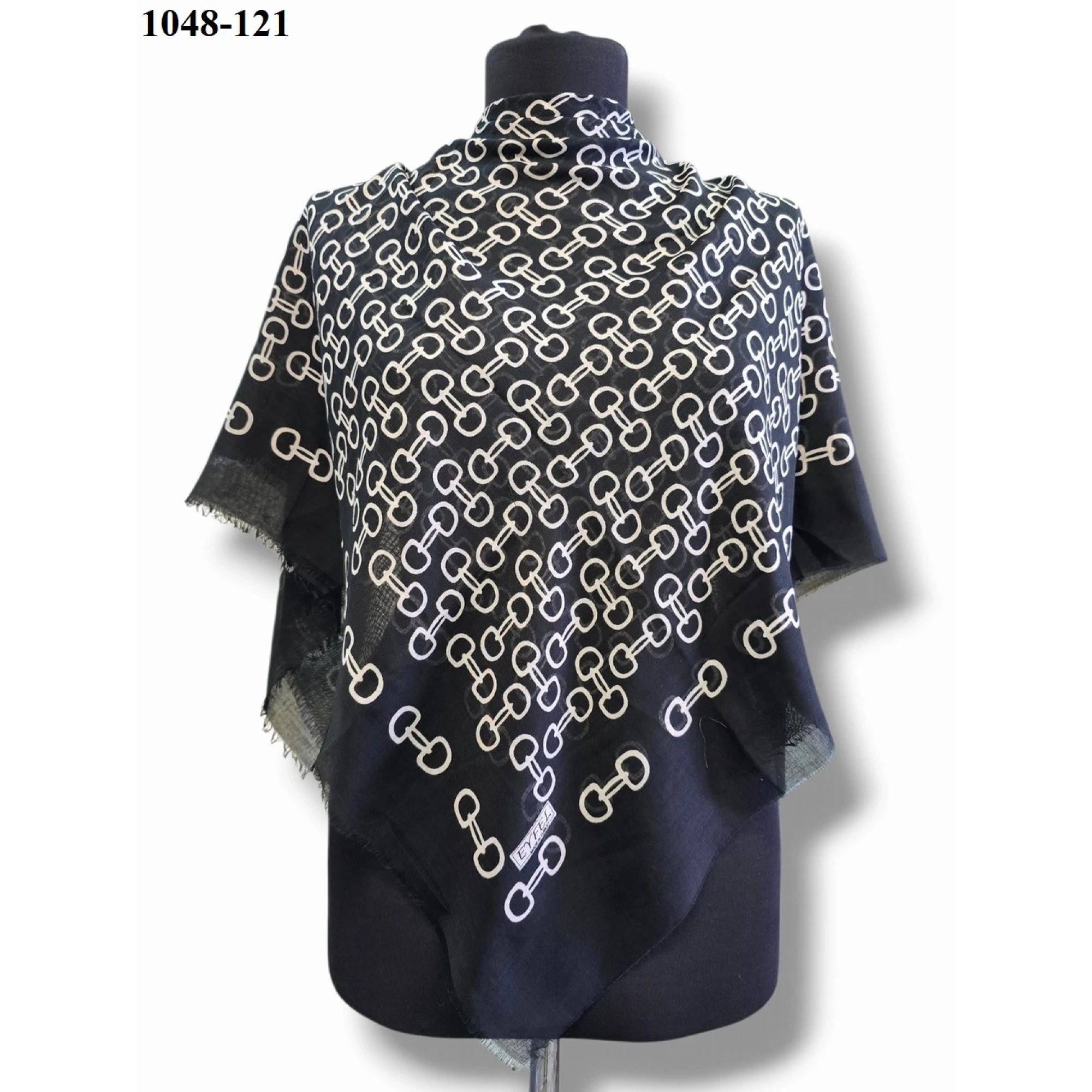 Eyfel Desenli Dimi Pamuk Eşarp 1048-121