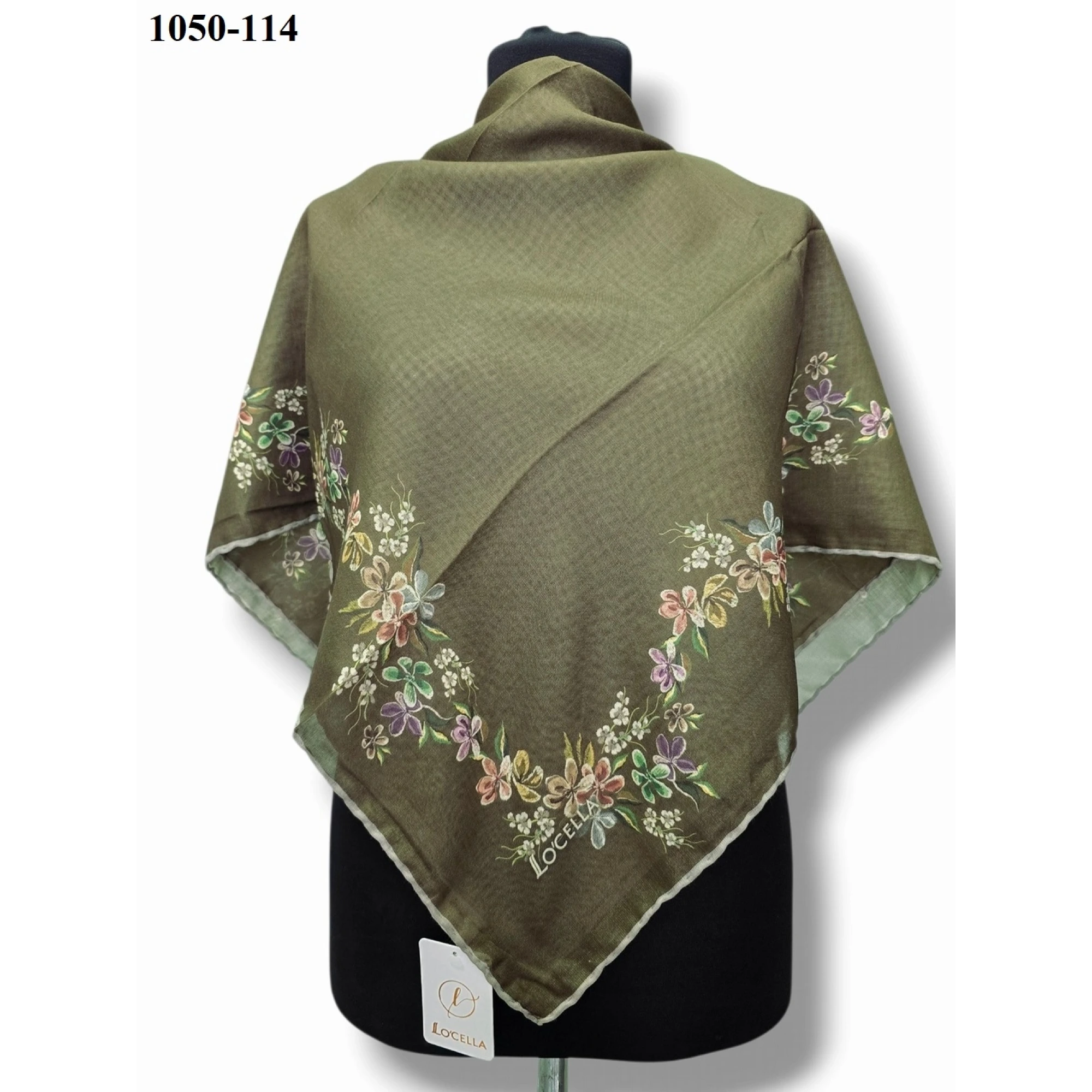 Locella Soft Pamuk Eşarp (Haki) 1050-114