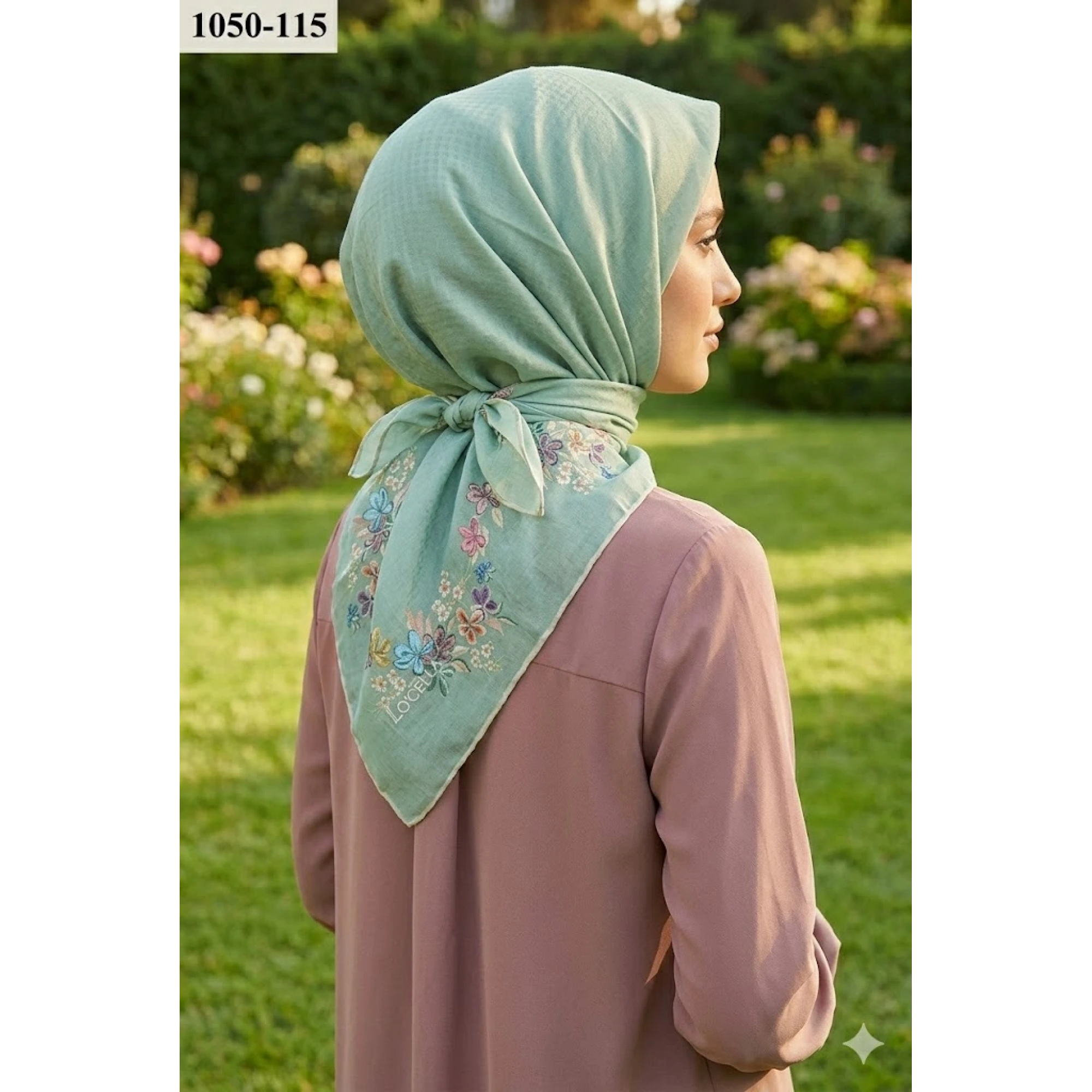 Locella Soft Pamuk Eşarp (Mint) 1050-115