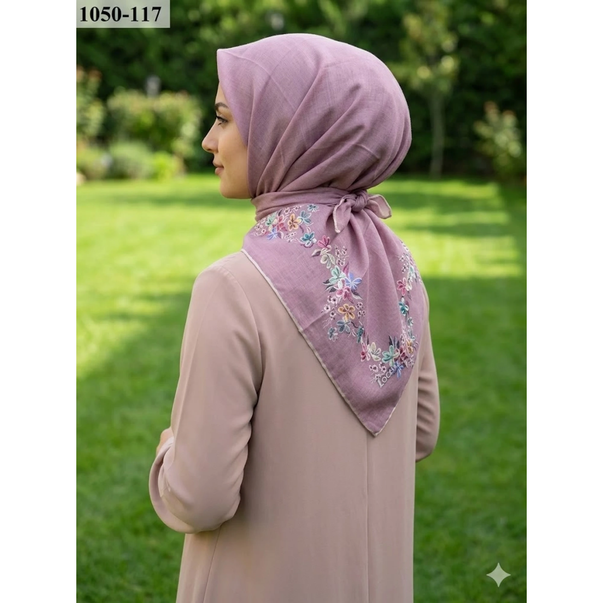 Locella Soft Pamuk Eşarp (Kuru Gül) 1050-117