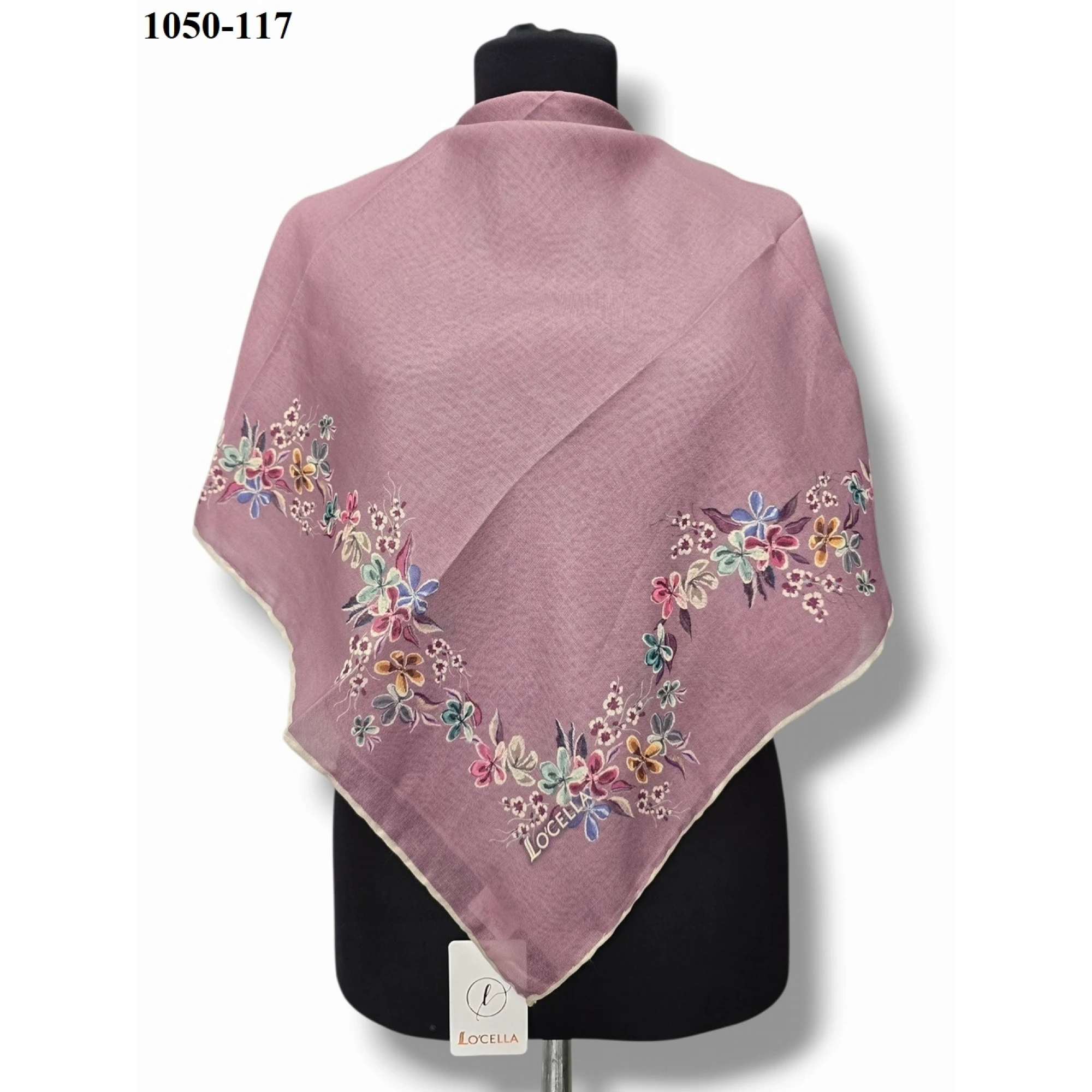 Locella Soft Pamuk Eşarp (Kuru Gül) 1050-117