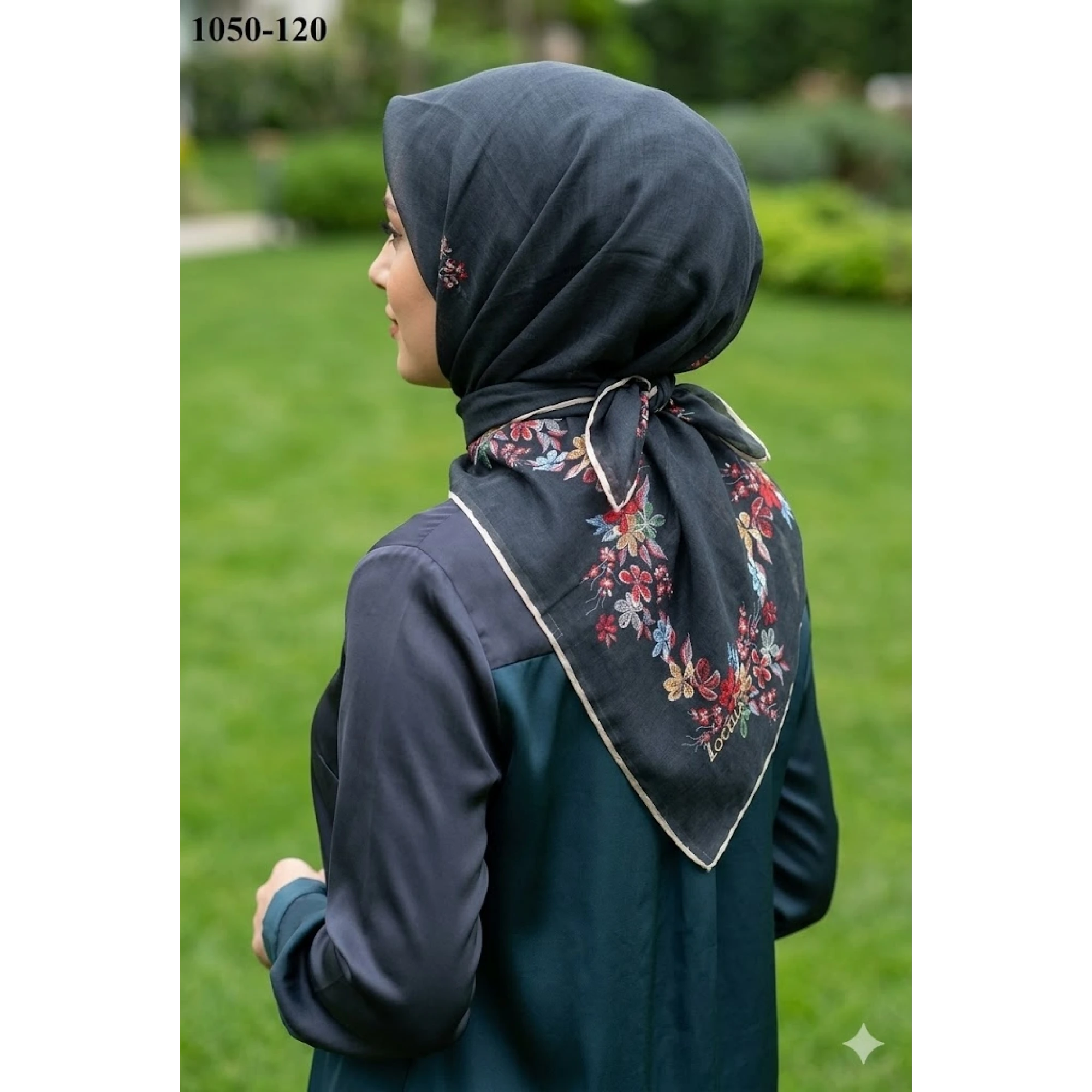 Locella Soft Pamuk Eşarp (Siyah) 1050-120