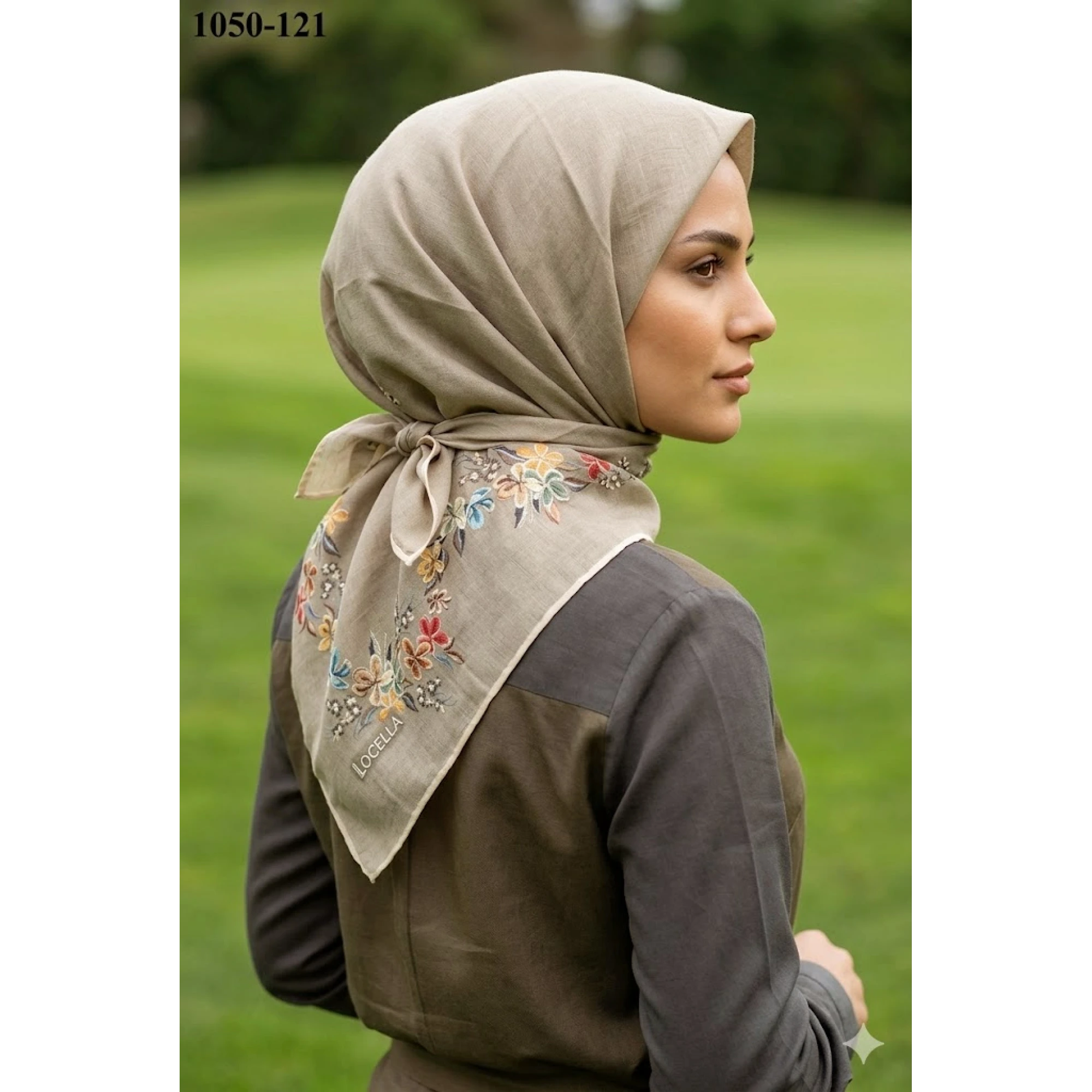 Locella Soft Pamuk Eşarp (Taş) 1050-121