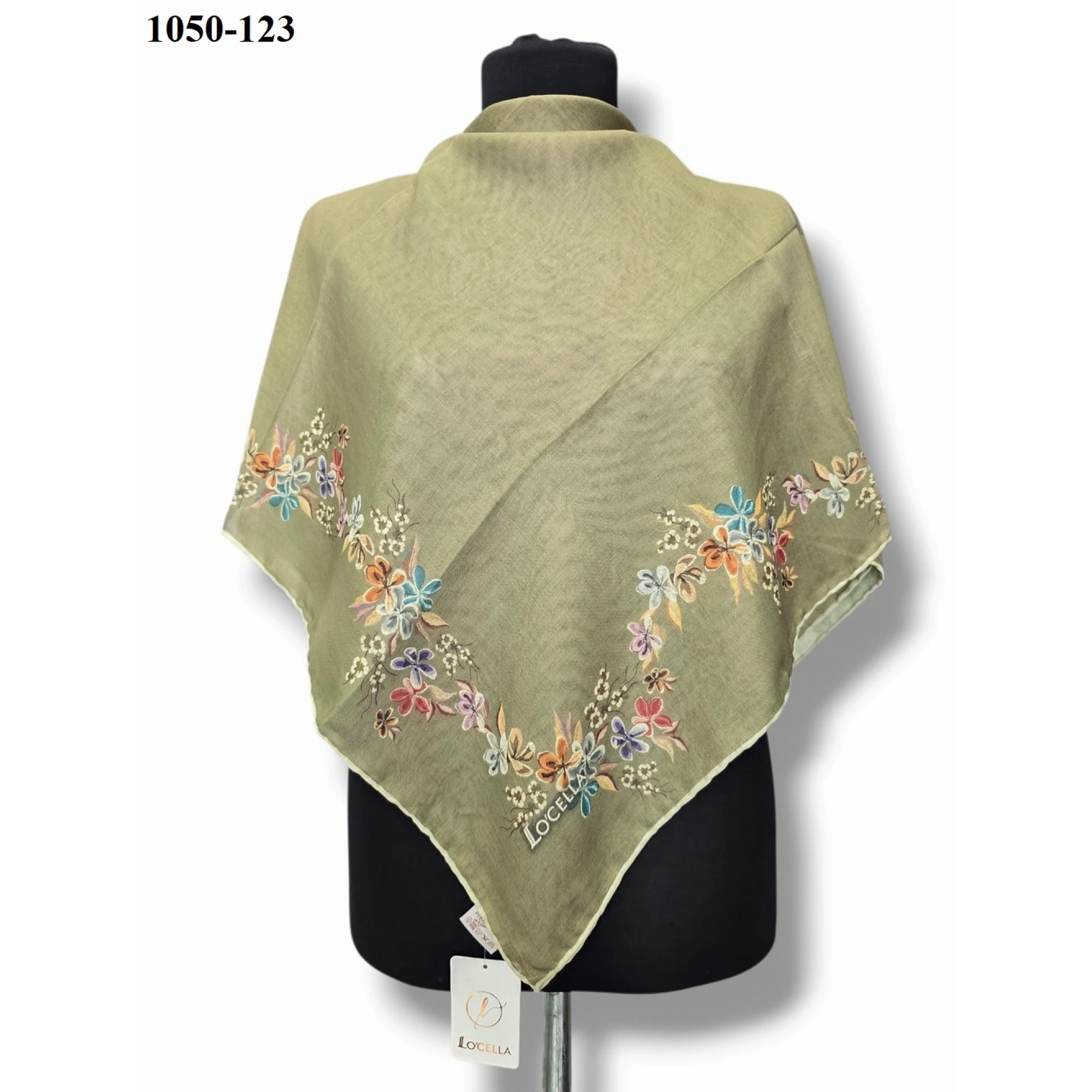 Locella Soft Pamuk Eşarp (Açık Haki) 1050-123