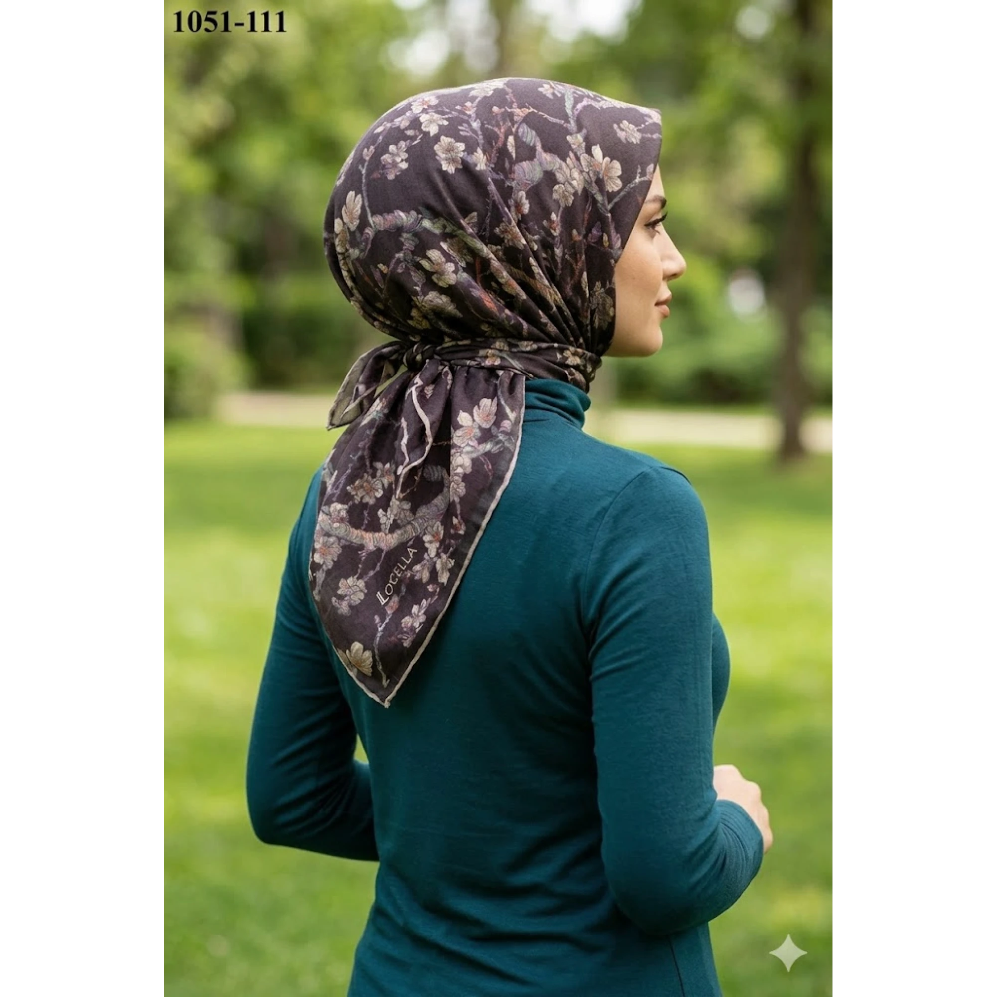 Locella Soft Pamuk Eşarp (Acı Kahve) 1051-111