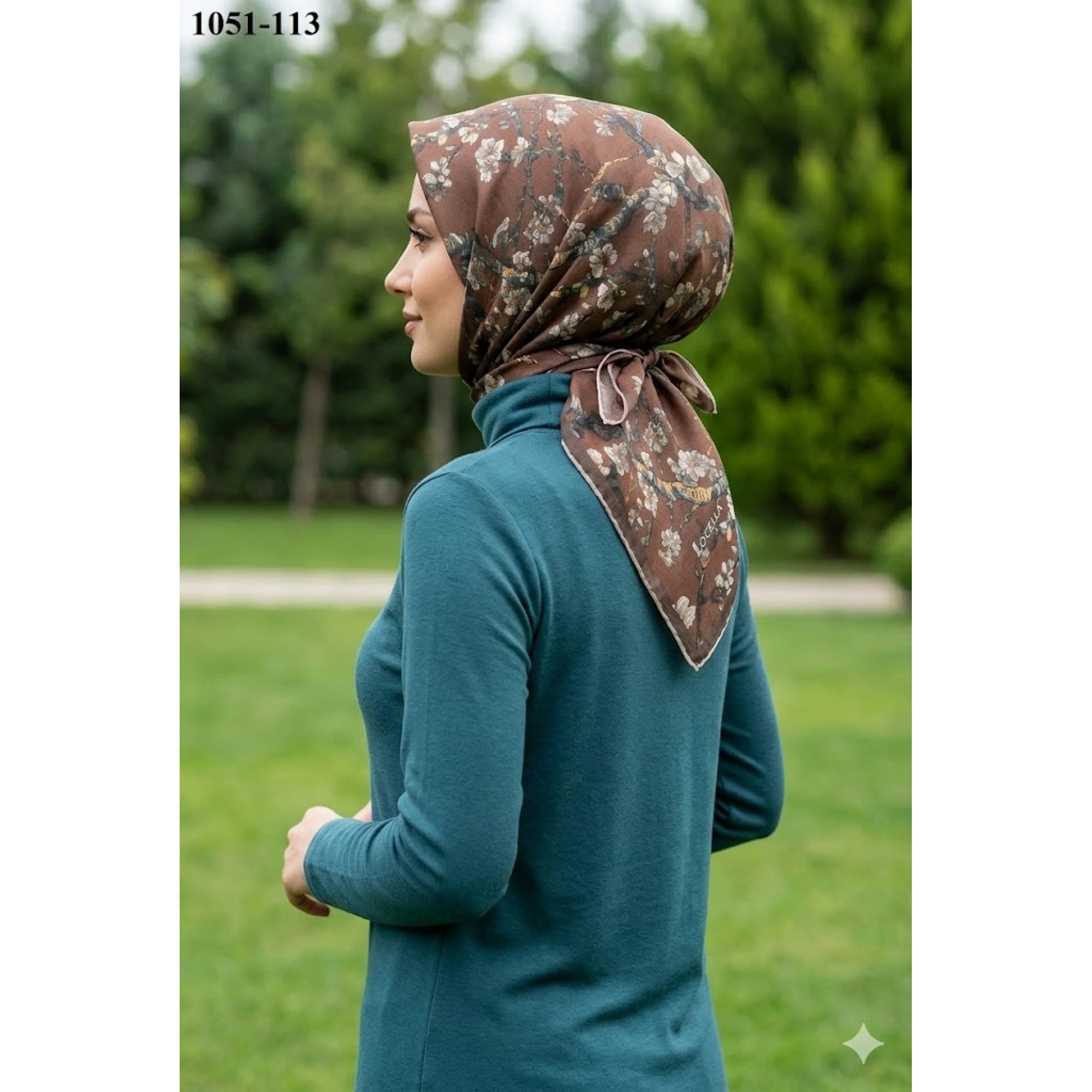 Locella Soft Pamuk Eşarp (Kızıl Kahve) 1051-113