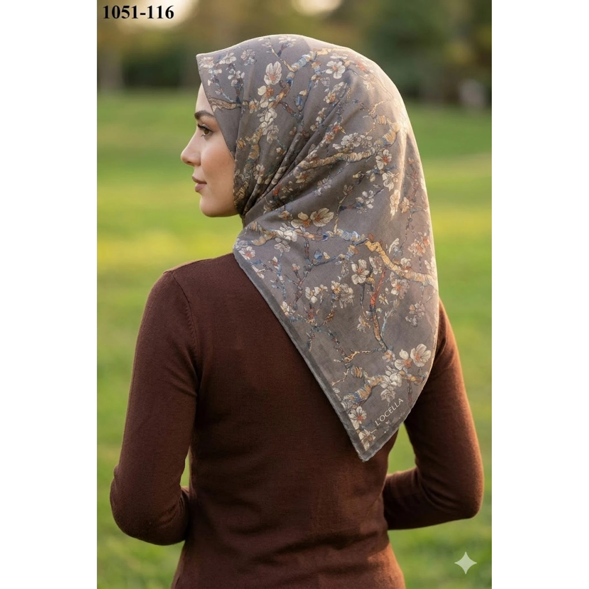 Locella Soft Pamuk Eşarp (Vizon) 1051-116