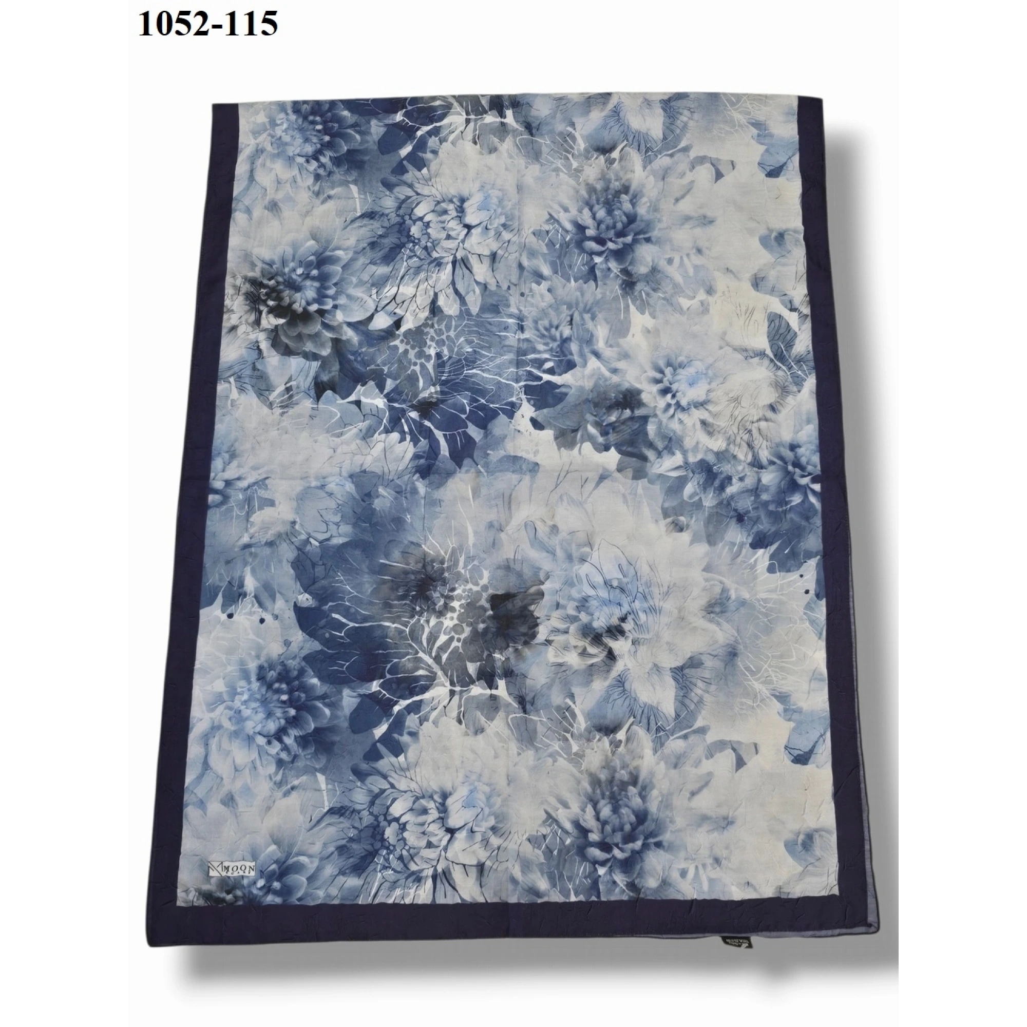 Moon Scarf Bambu Pamuk Şal (Lacivert) 1052-115