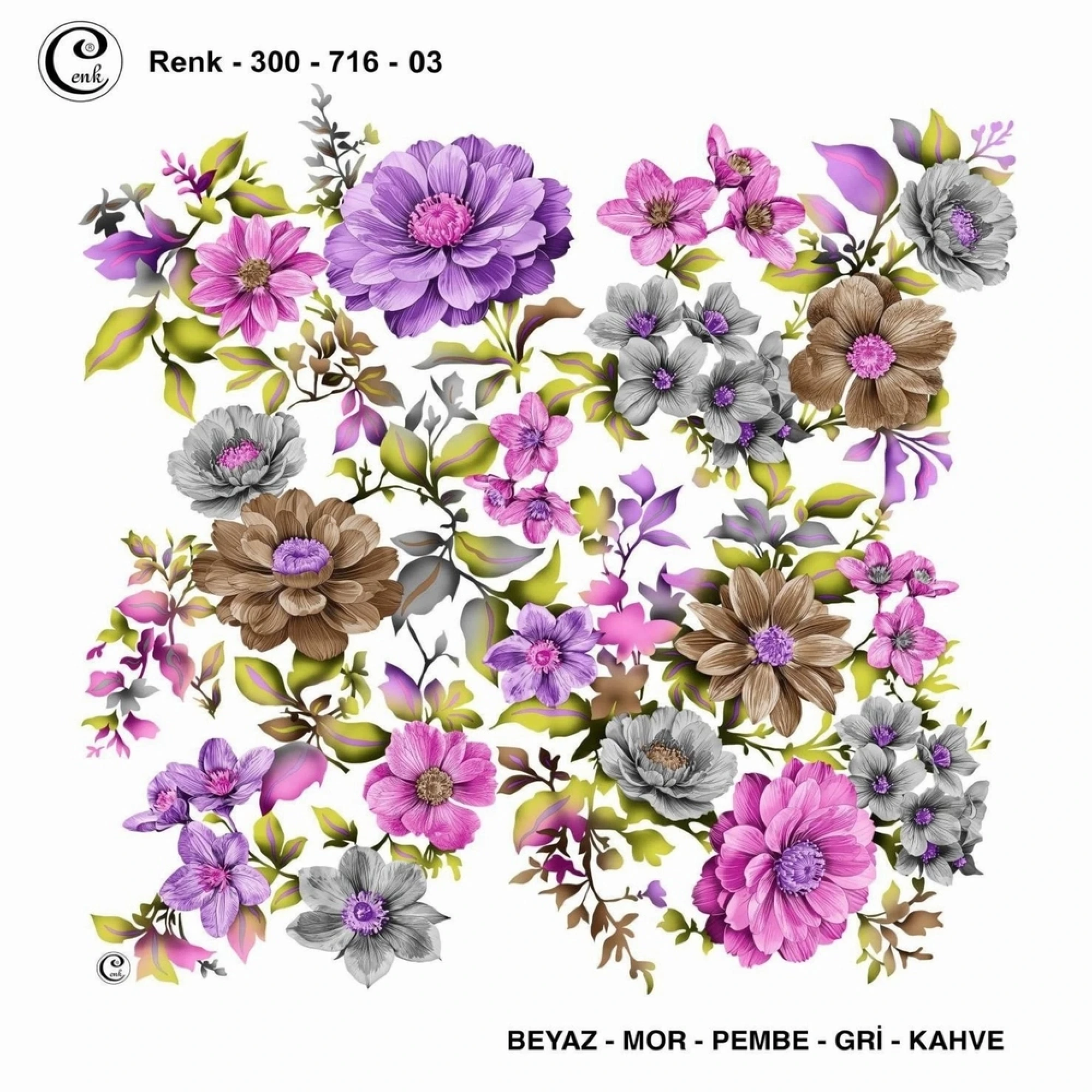 Cenk Desenli Oyalık Yazma 716-03