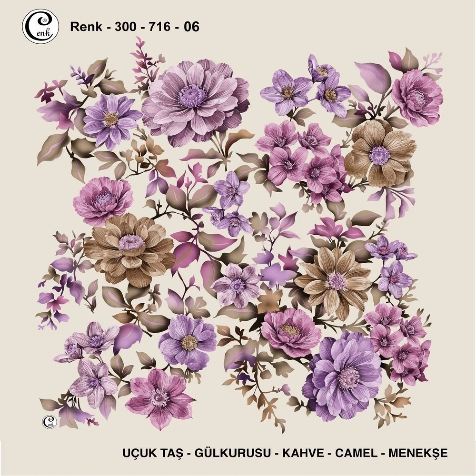 Cenk Desenli Oyalık Yazma 716-06