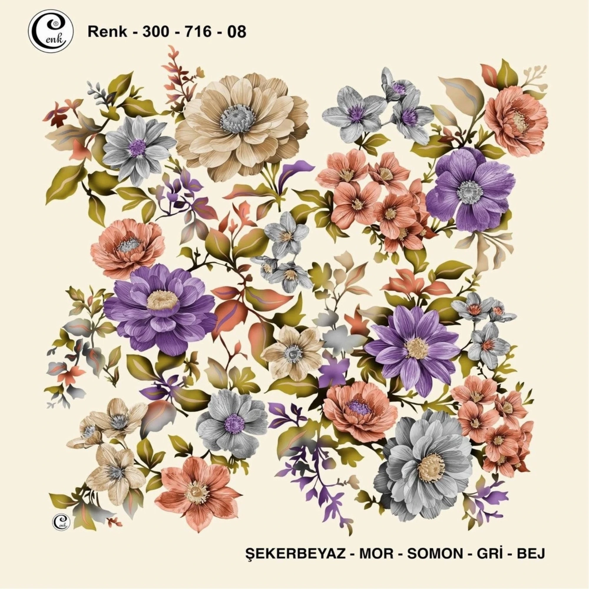 Cenk Desenli Oyalık Yazma 716-08