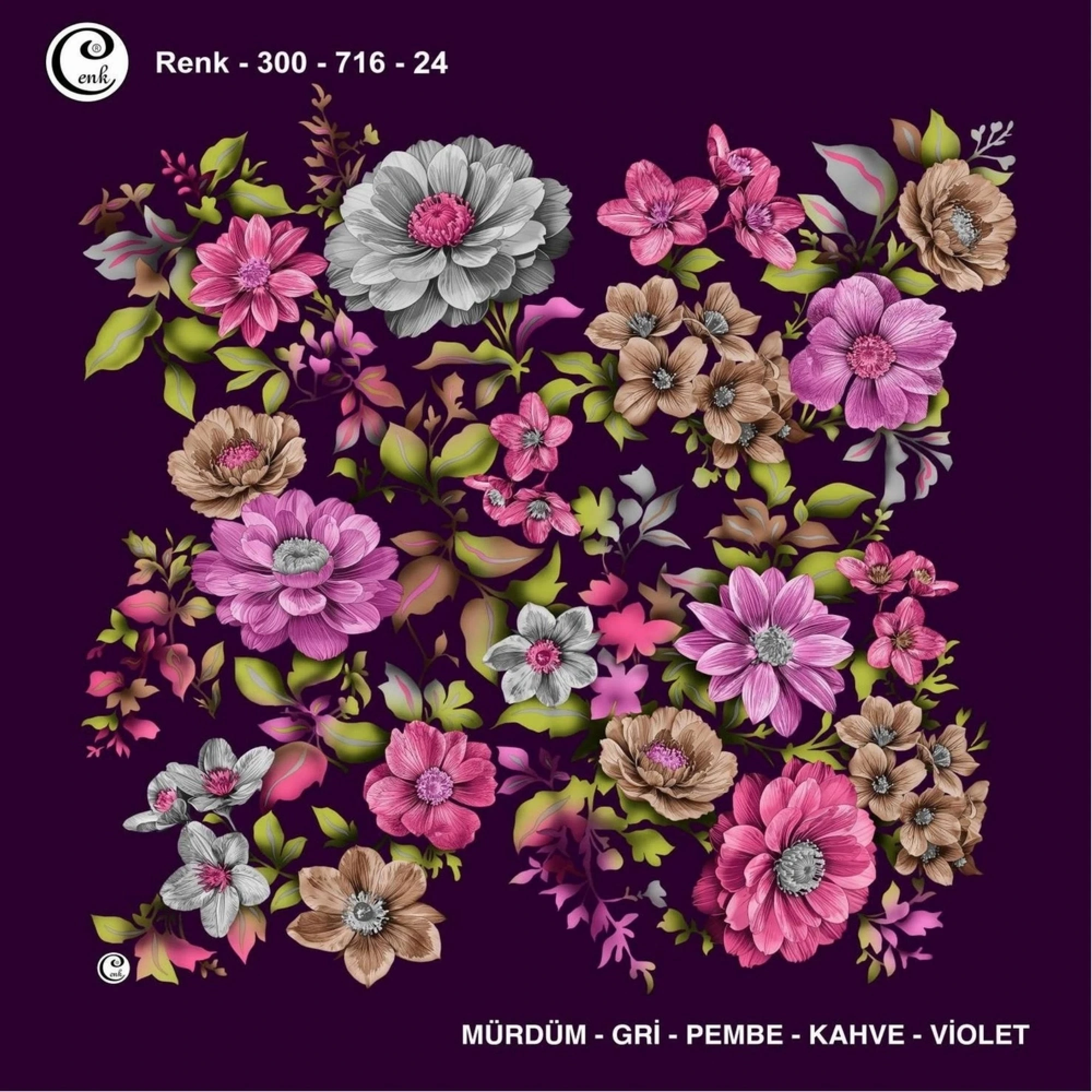 Cenk Desenli Oyalık Yazma 716-24