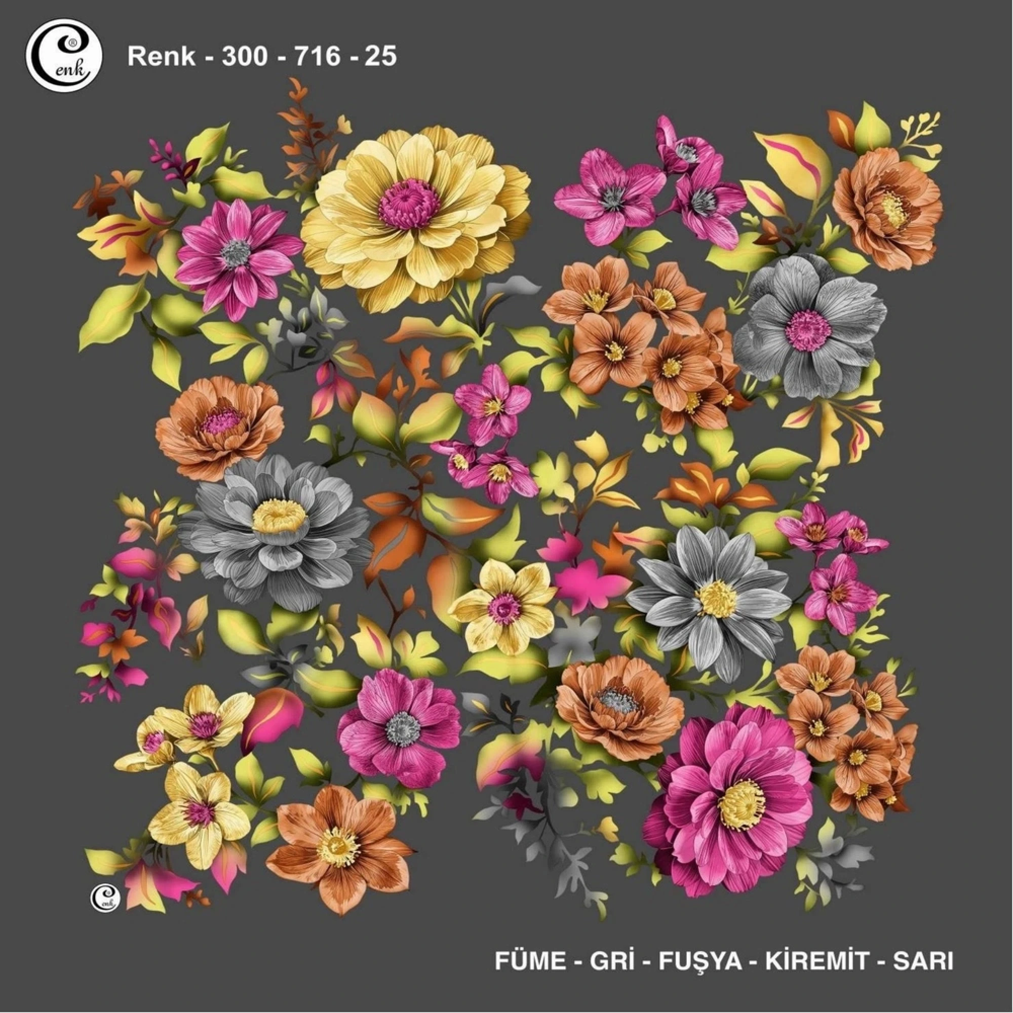 Cenk Desenli Oyalık Yazma 716-25