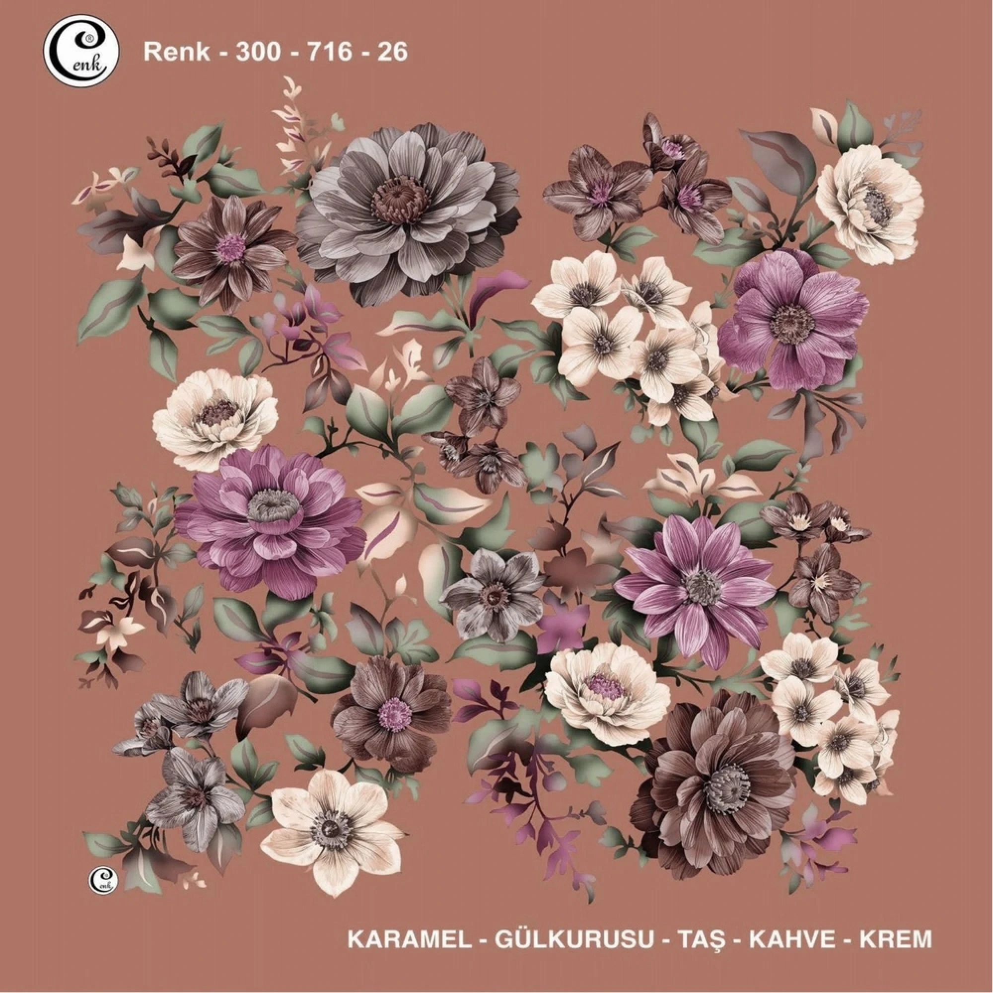 Cenk Desenli Oyalık Yazma 716-26