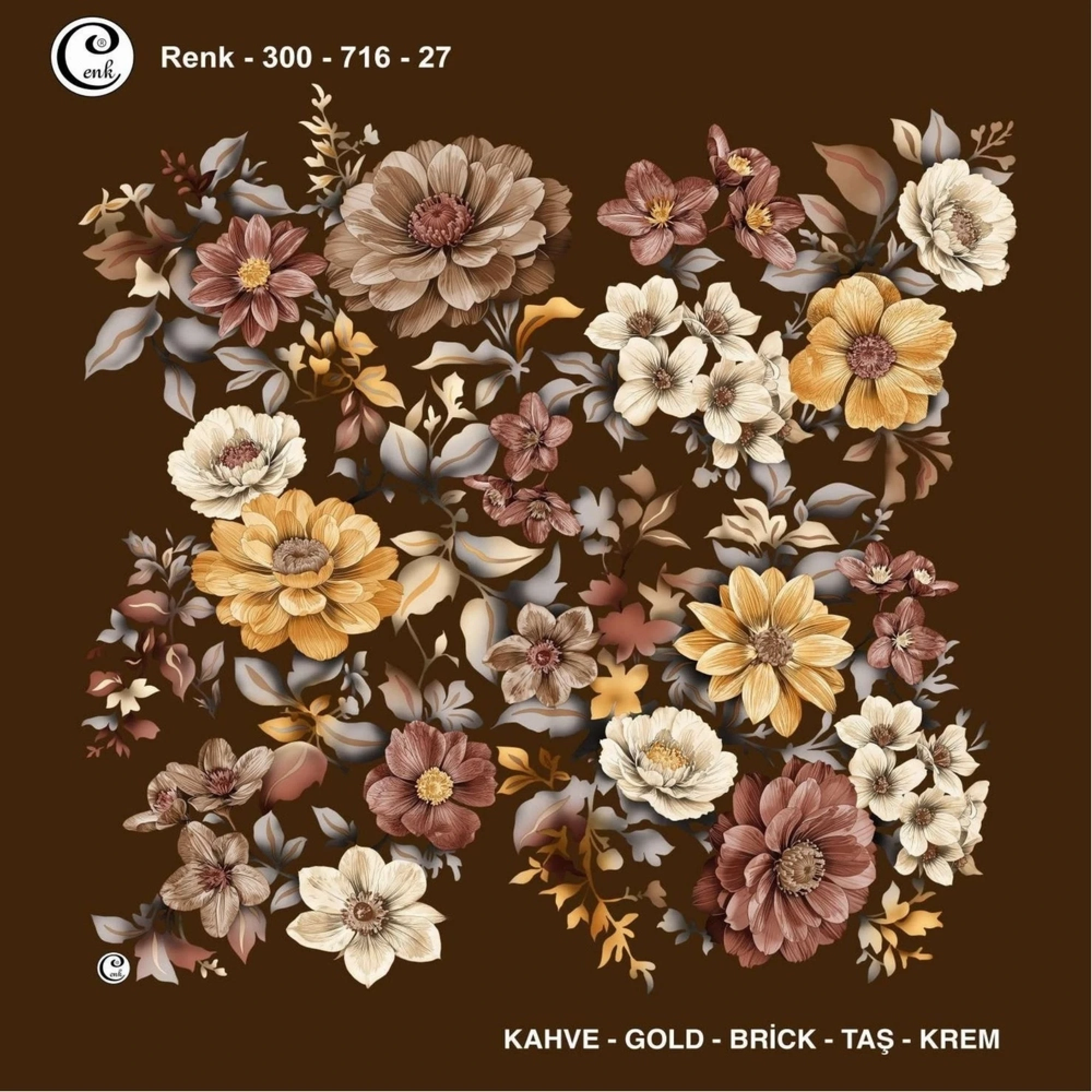 Cenk Desenli Oyalık Yazma 716-27