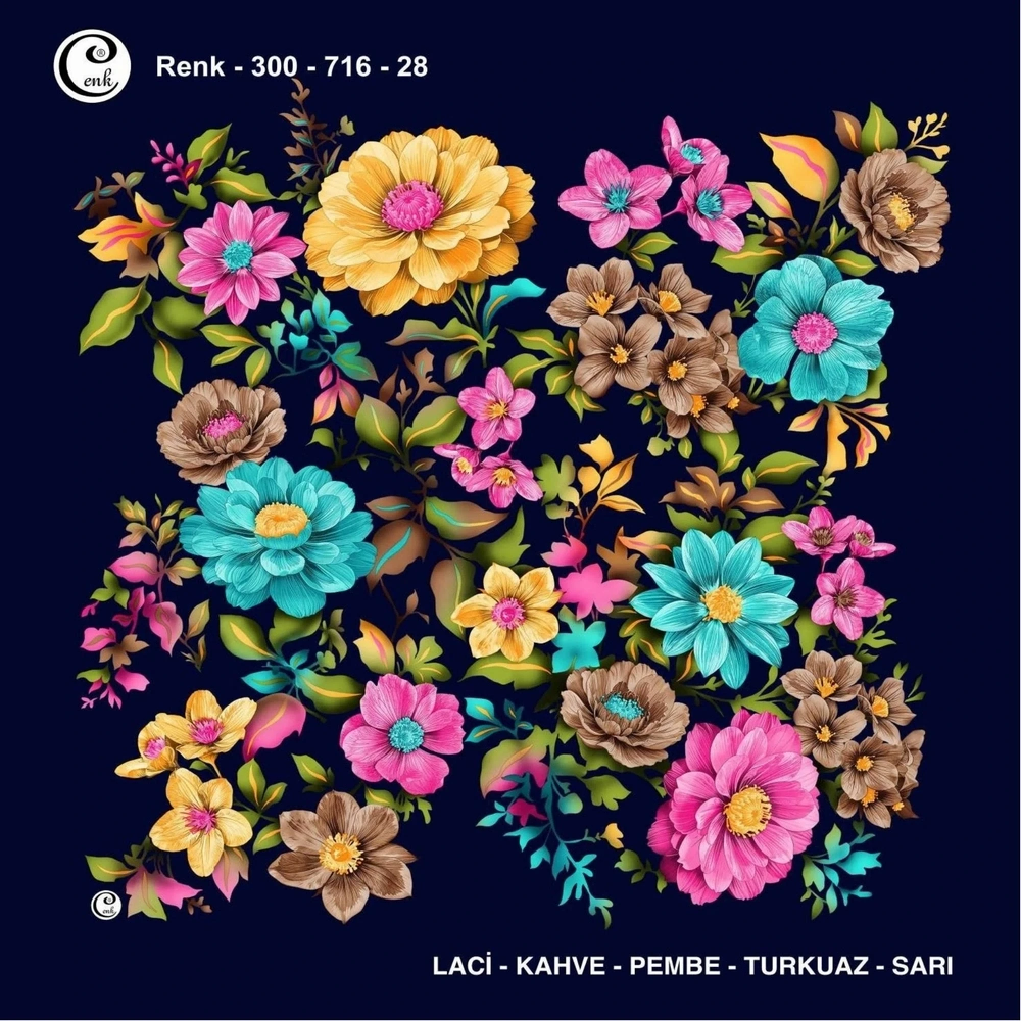 Cenk Desenli Oyalık Yazma 716-28