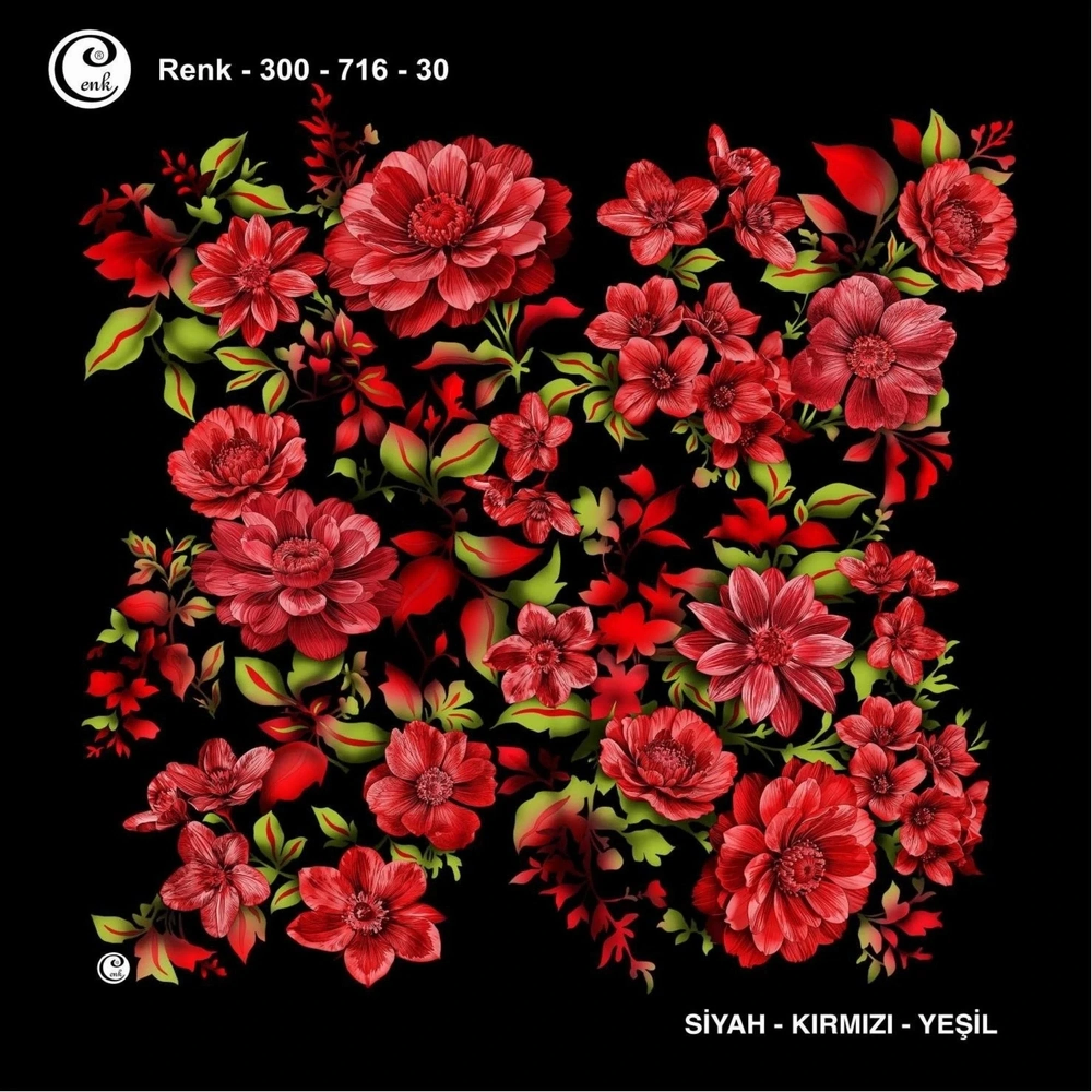 Cenk Desenli Oyalık Yazma 716-30