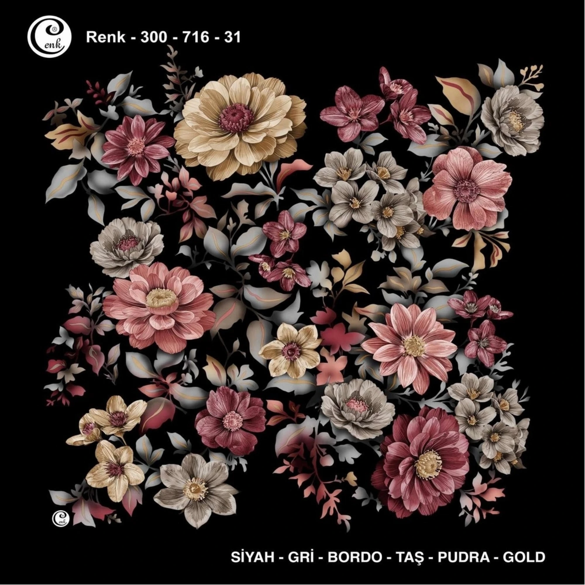 Cenk Desenli Oyalık Yazma 716-31