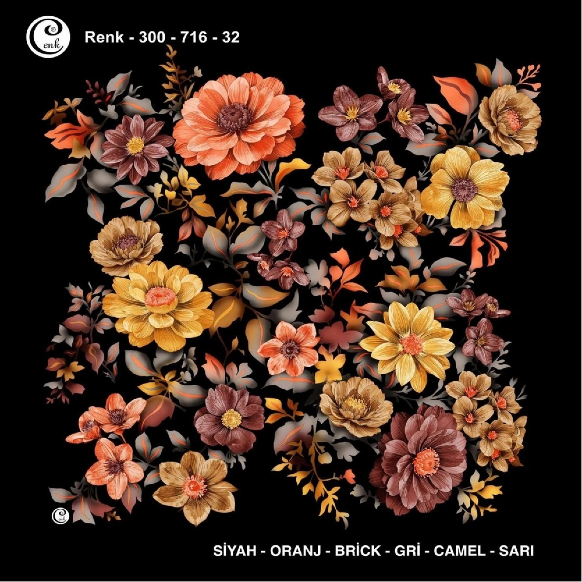 Cenk Desenli Oyalık Yazma 716-32